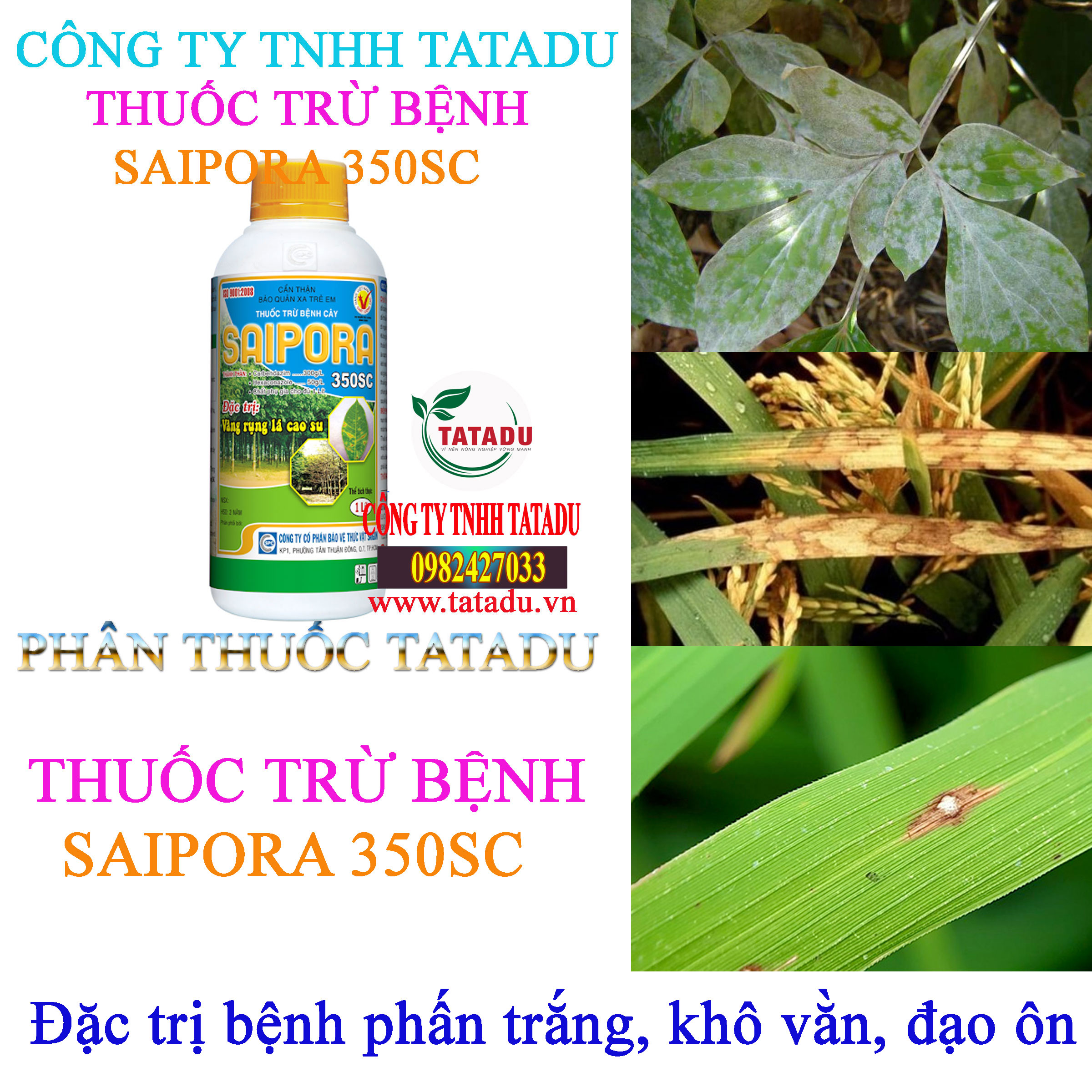 SAIPORA 350SC tri benh phan trang SAIPORA 350SC tri benh phan trang