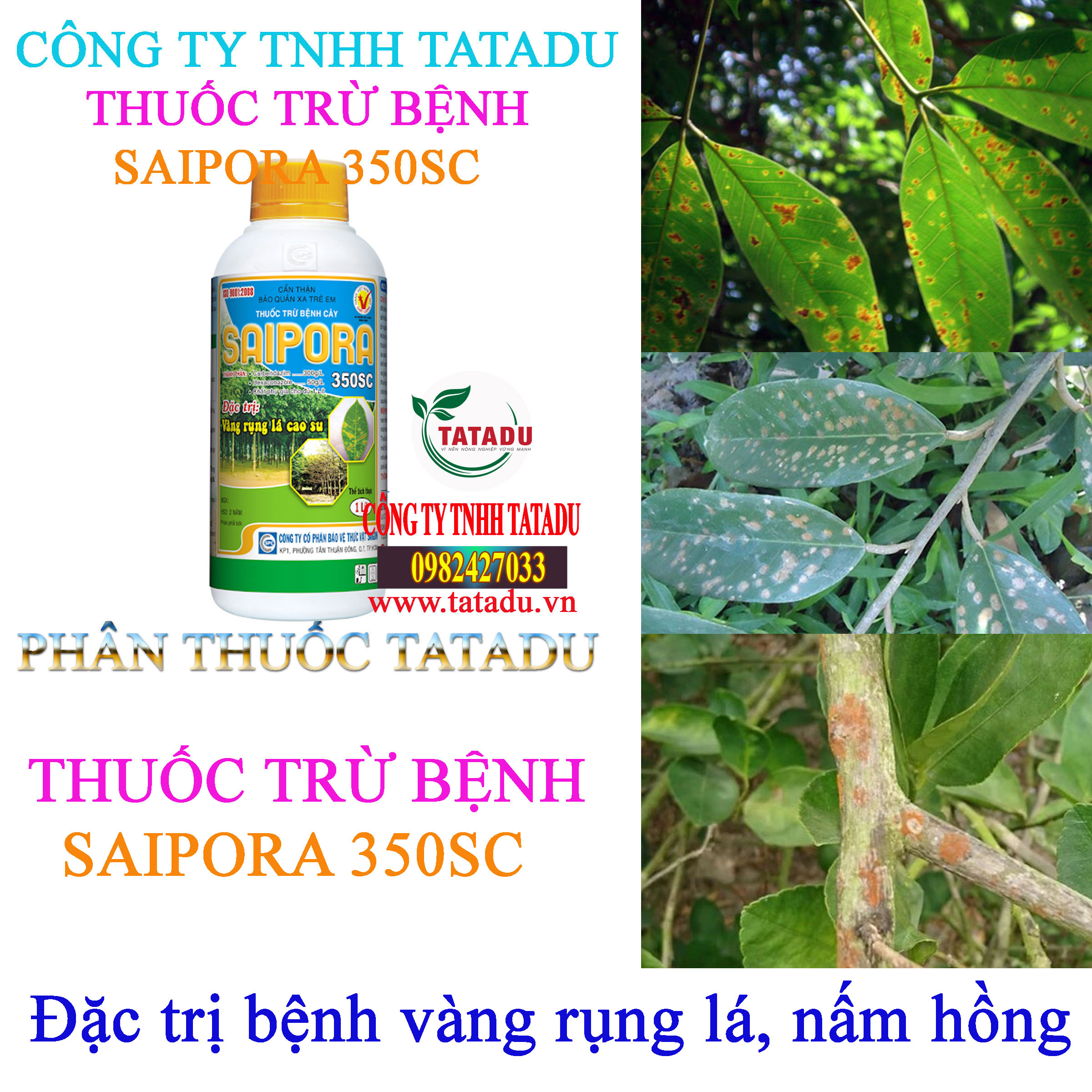 SAIPORA 350SC tru benh nam hong SAIPORA 350SC tru benh nam hong