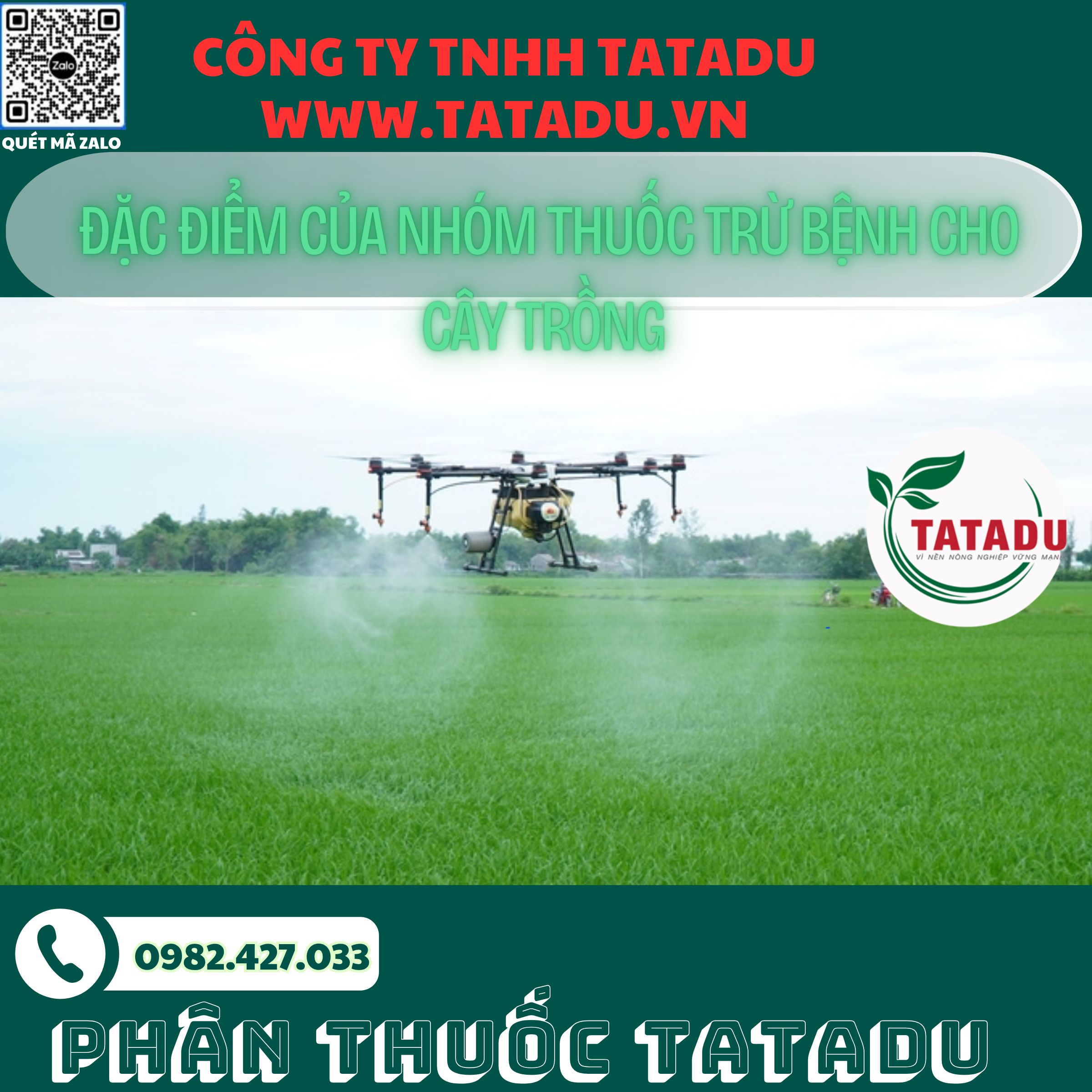 DAC DIEM CUA NHOM THUOC TRU BENH CHO CAY TRONG