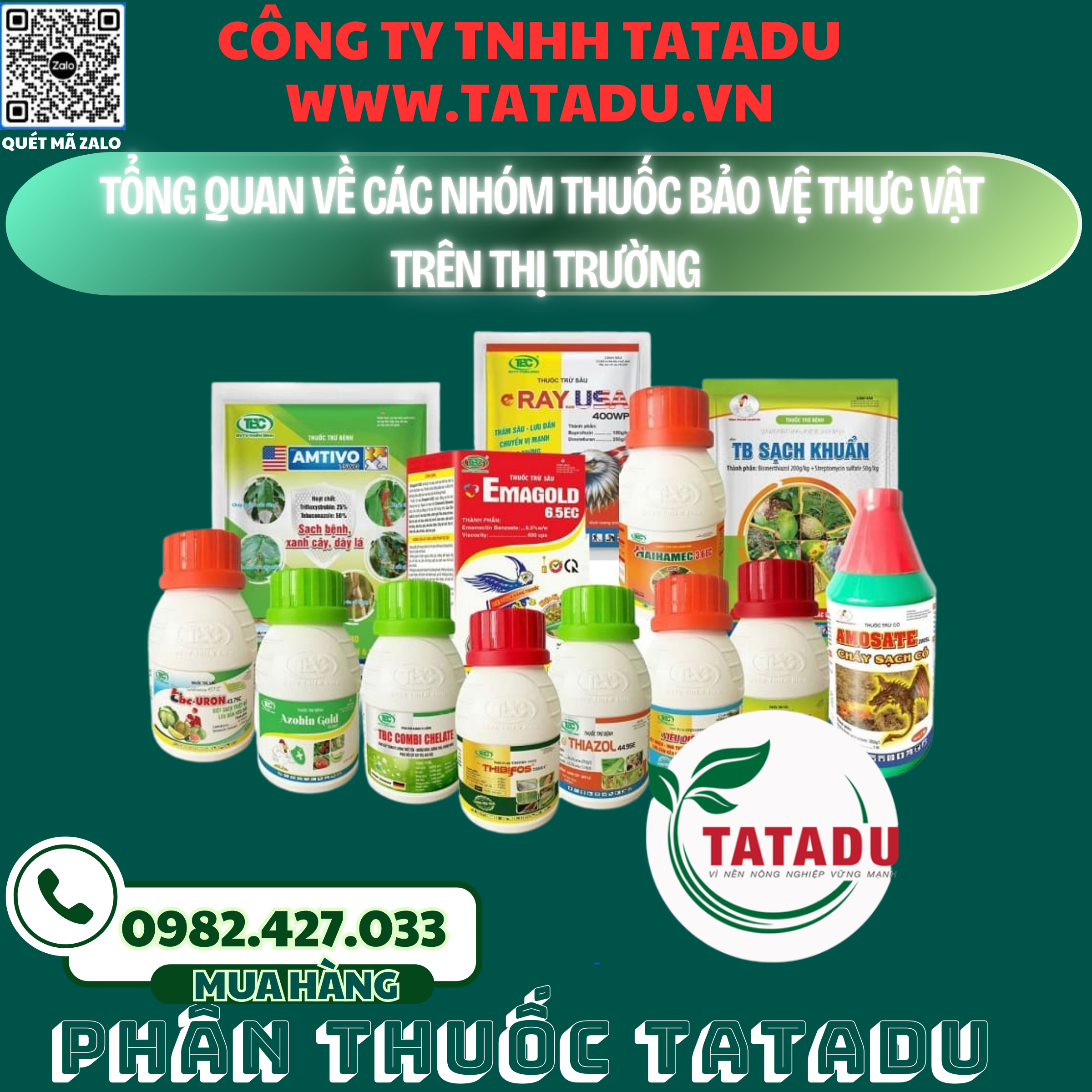 TONG QUAN VE CAC NHOM THUOC BAO VE THUC VAT TREN THI TRUONG