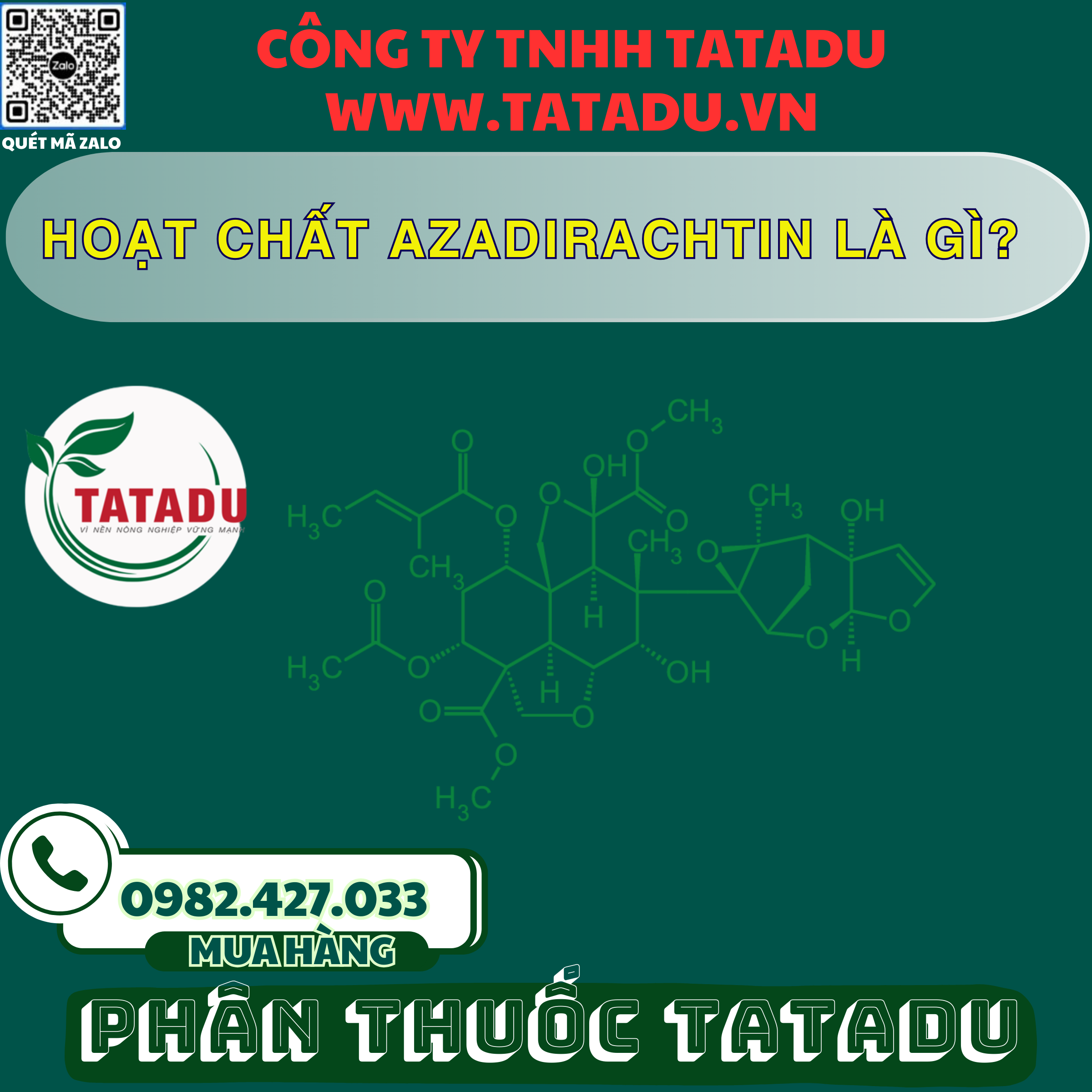 HOAT CHAT AZADIRACHTIN LA GI