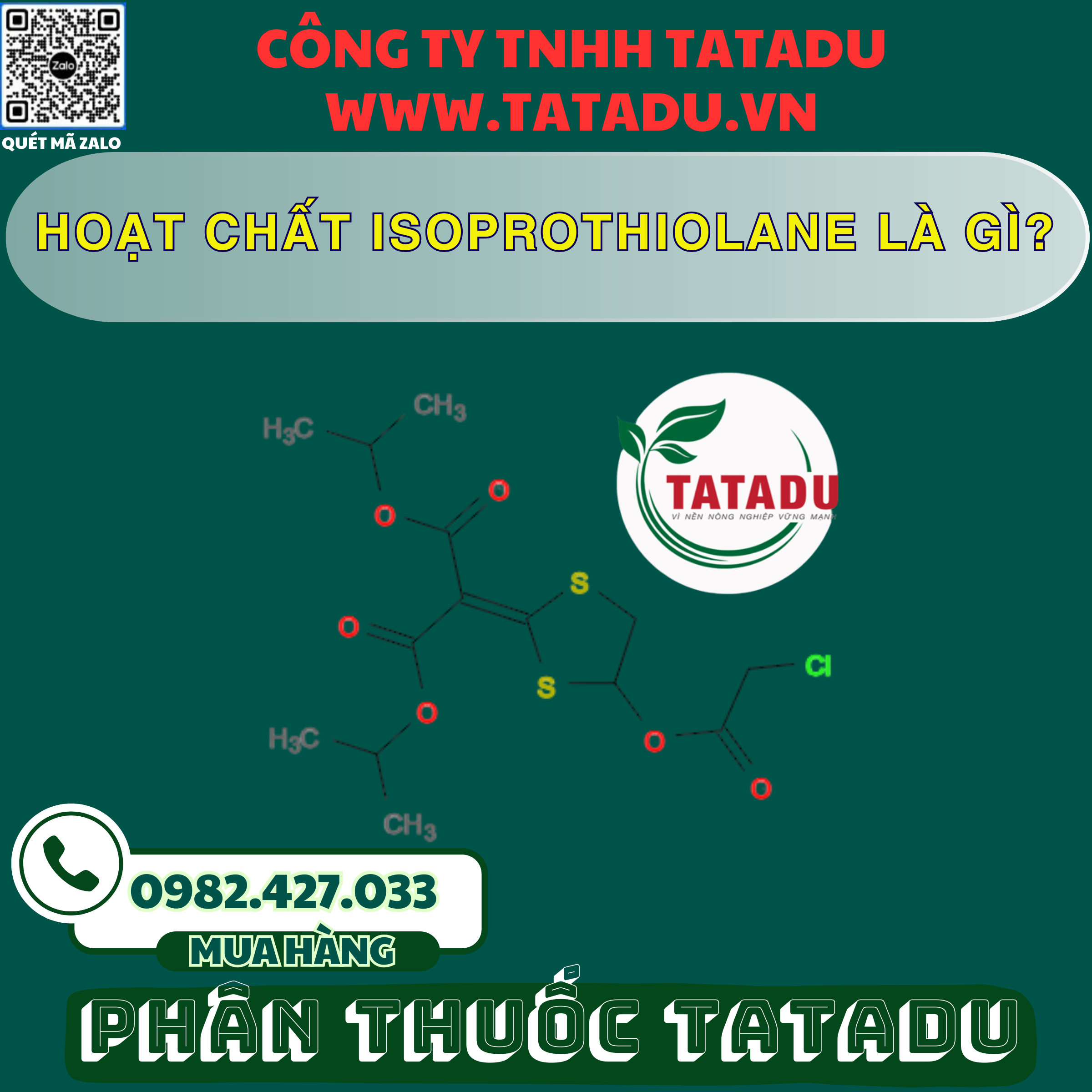 HOAT CHAT ISOPROTHIOLANE LA GI
