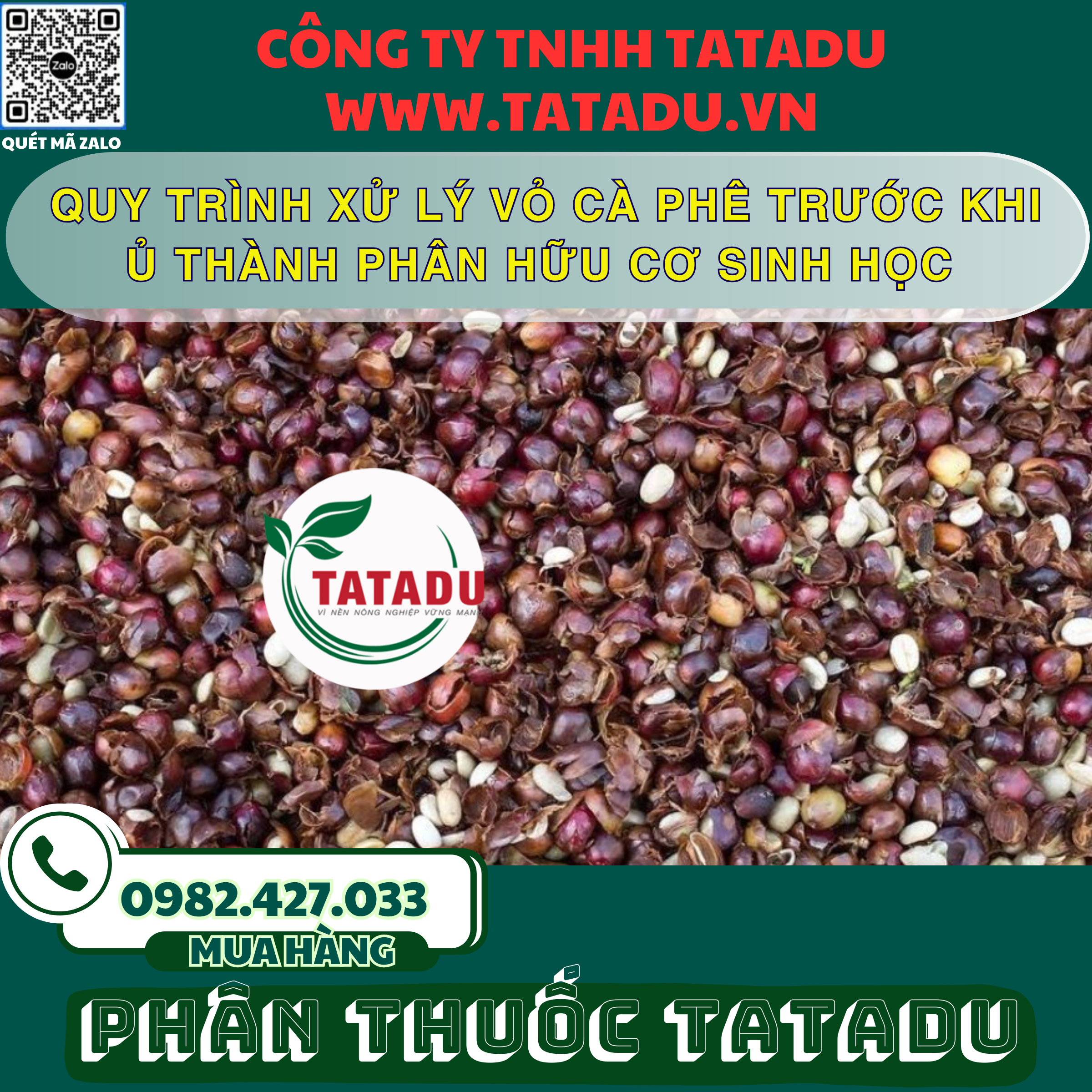 QUY TRINH XU LY VO CA PHE TRUOC KHI U THANH PHAN HUU CO SINH HOC