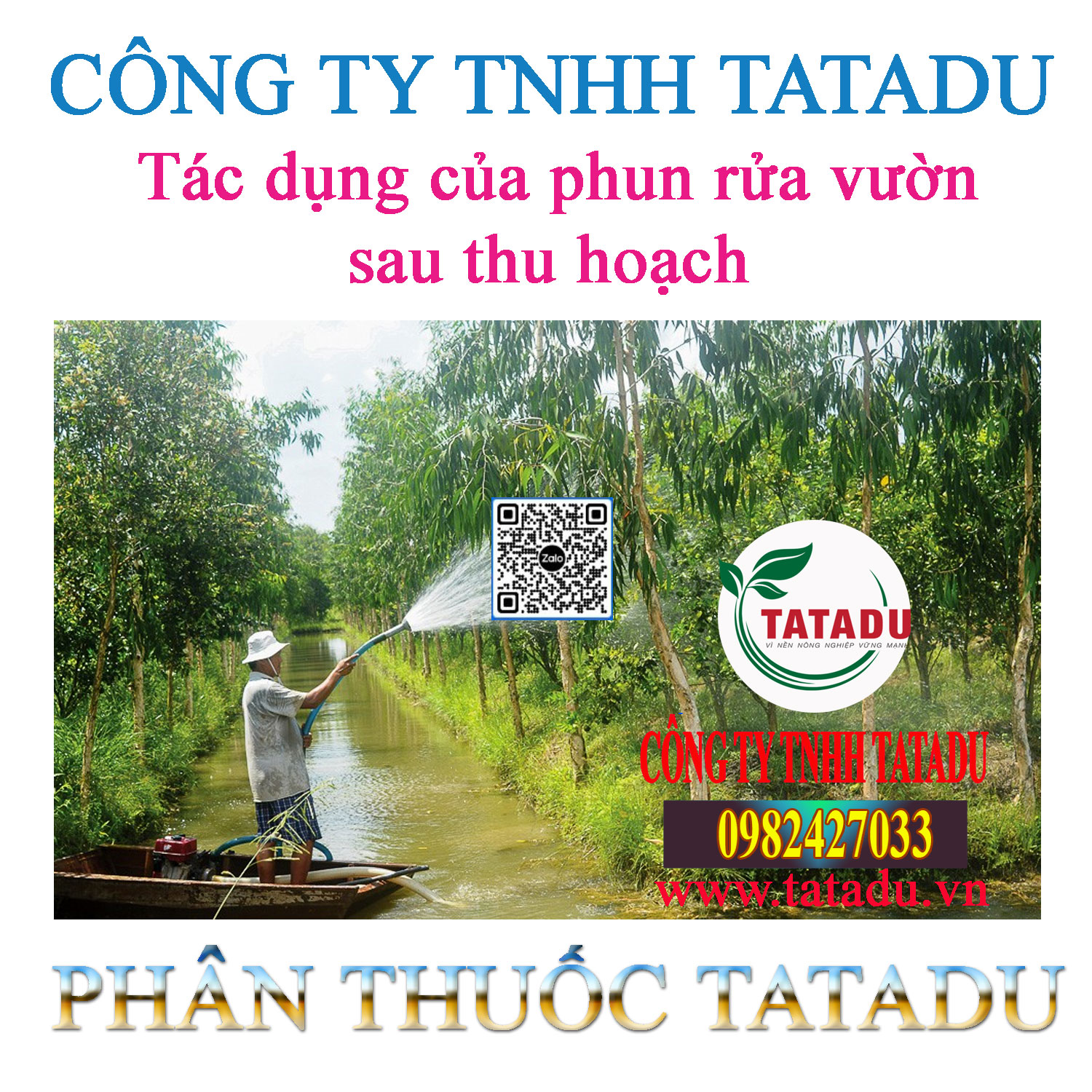 Tac dung cua phun rua vuon sau thu hoach