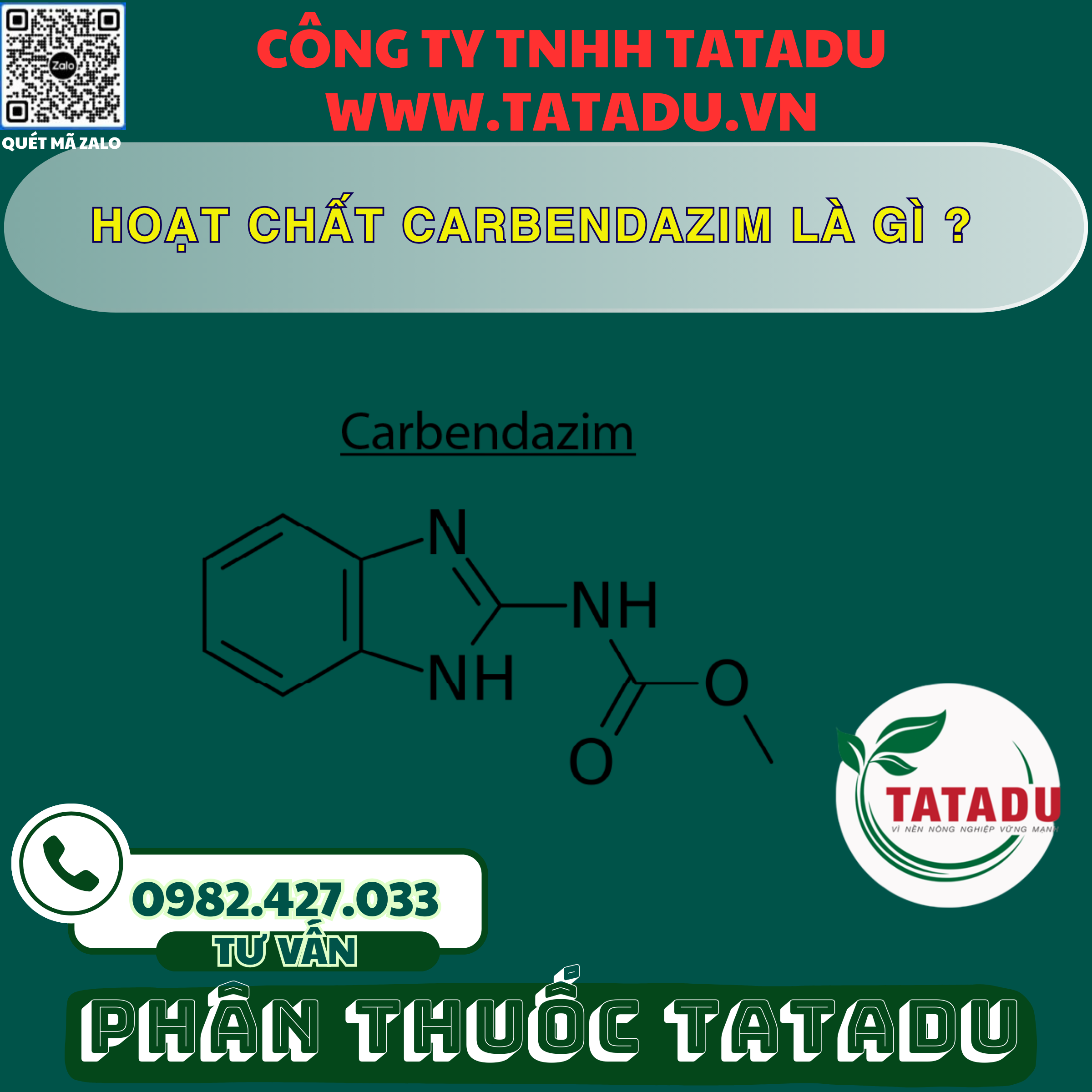 HOAT CHAT CARBENDAZIM LA GI