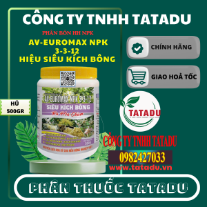 AV EUROMAX NPK 3 3 12 HIEU SIEU KICH BONG RA HOA CHUM