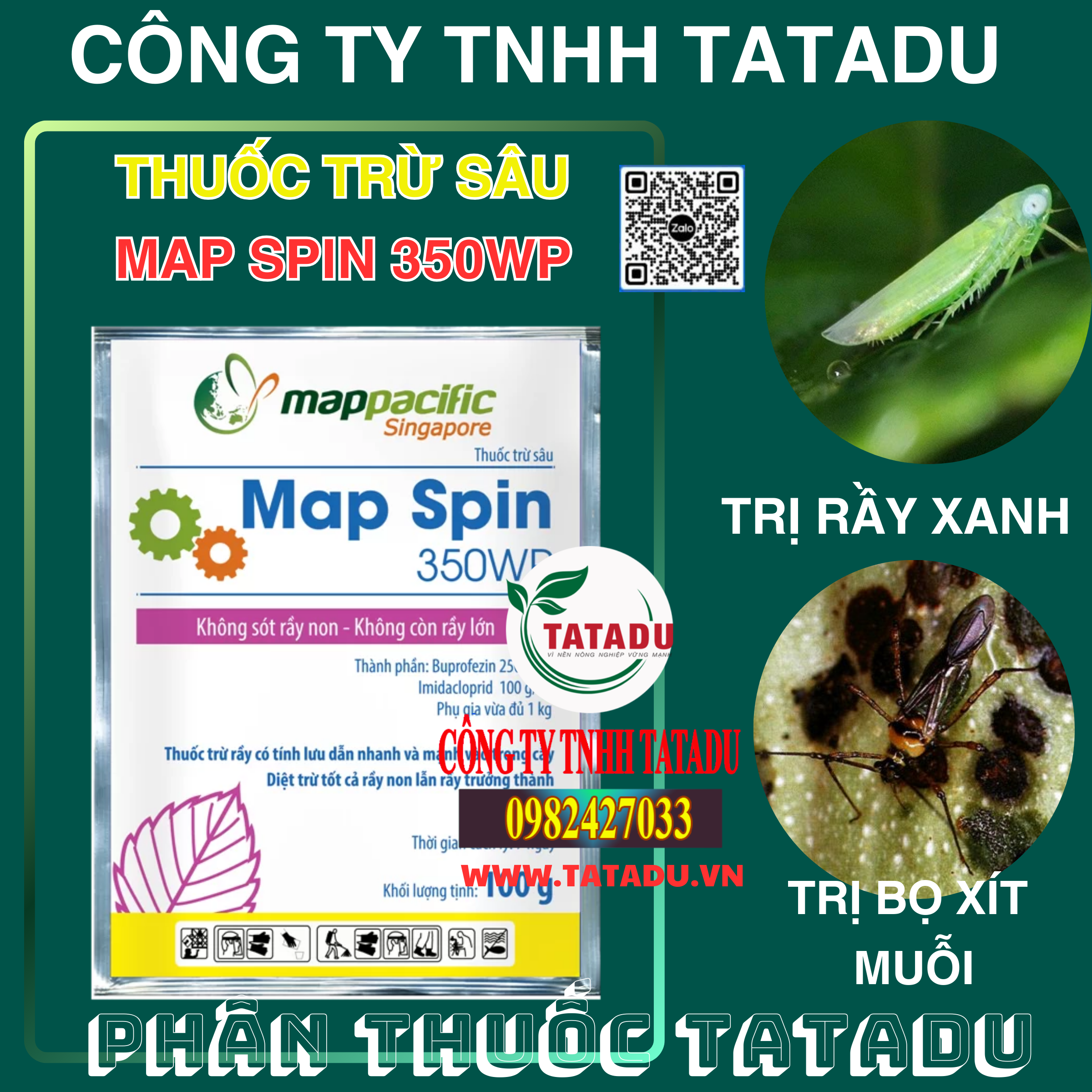 MAP SPIN 350WP DAC TRI RAY XANH BO XIT MUOI MAP SPIN 350WP DAC TRI RAY XANH BO XIT MUOI