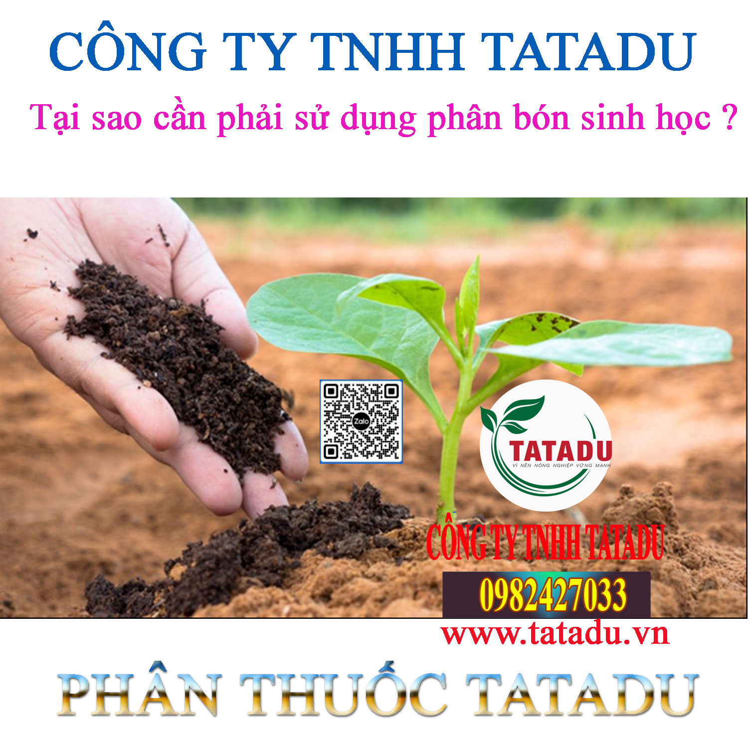 Tai sao can phai su dung phan bon sinh hoc