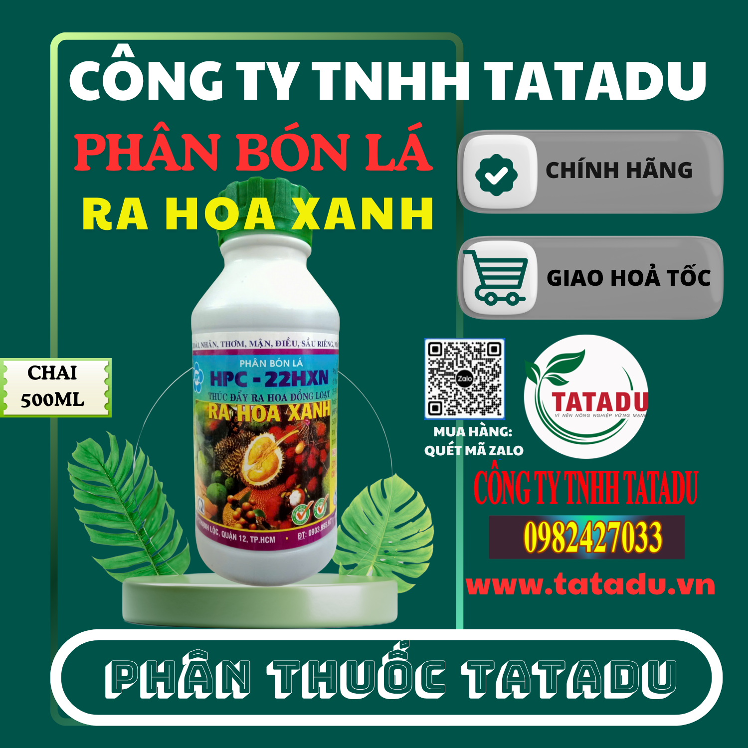 RA HOA XANH MAU MOI