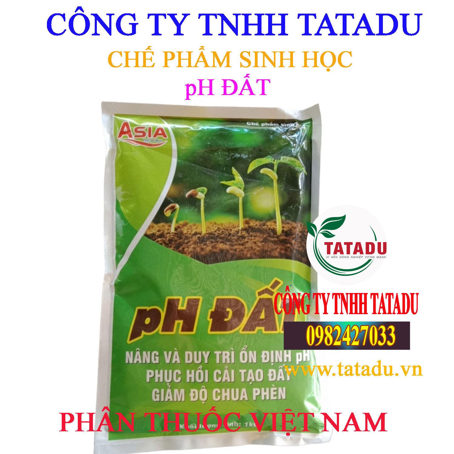 pH ĐẤT - CHẾ PHẨM SINH HỌC