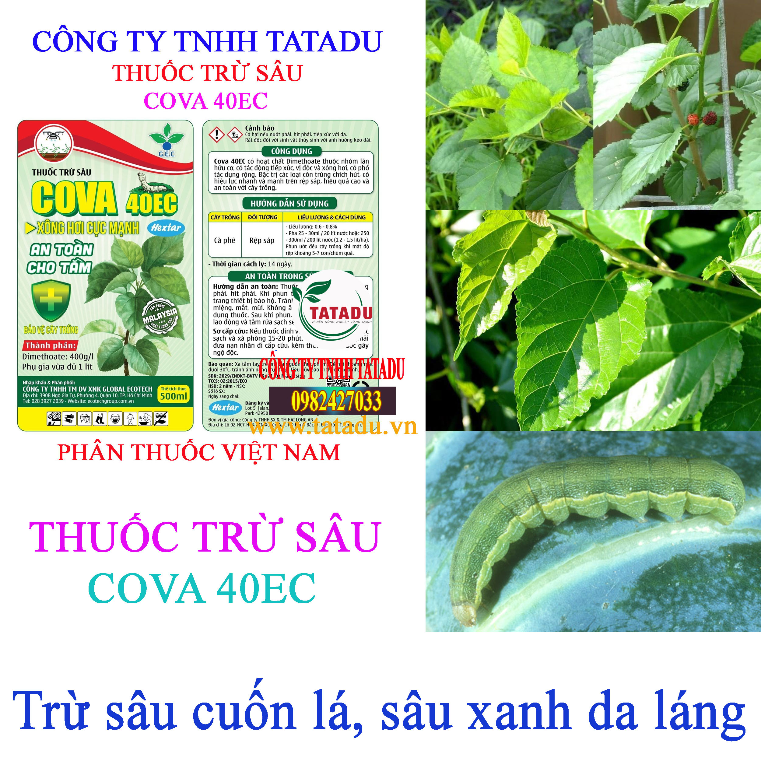 COVA 40EC SAU CUON LA