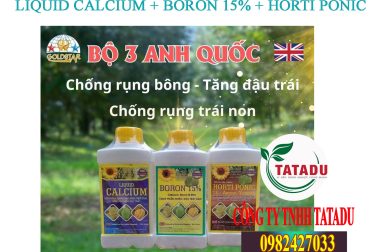 BỘ 3 ANH QUỐC – GIẢI PHÁP TOÀN DIỆN CHỐNG RỤNG BÔNG, RỤNG TRÁI NON CHO SẦU RIÊNG!