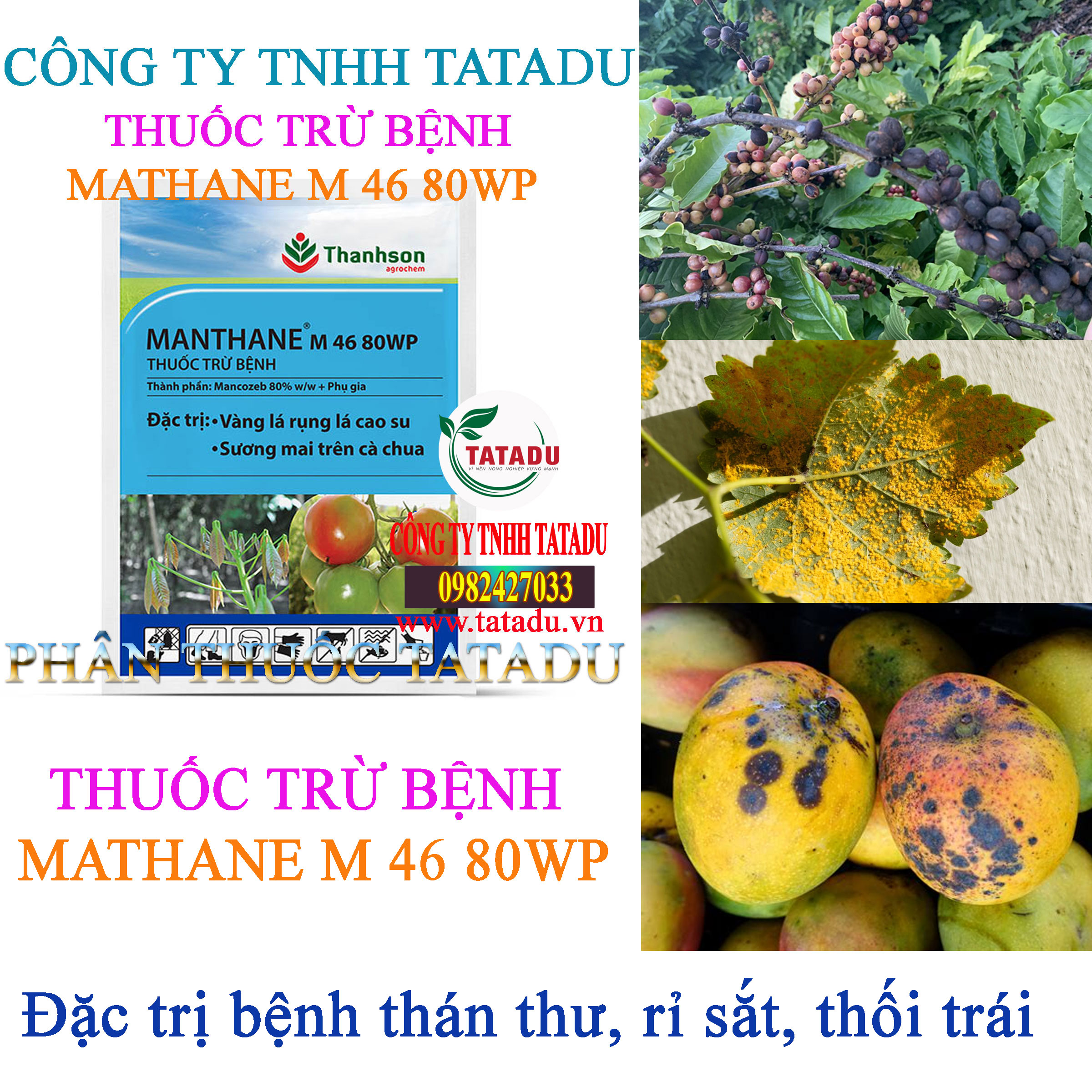 MATHANE M 46 80WP tru benh than thu MATHANE M 46 80WP tru benh than thu