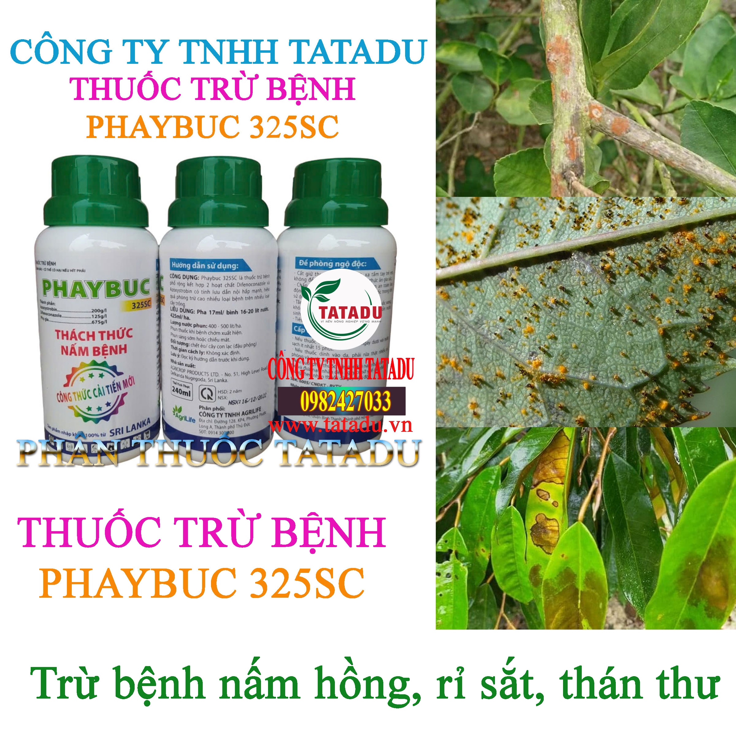 PHAYBUC 325SC TRU BENH NAM HONG PHAYBUC 325SC TRU BENH NAM HONG