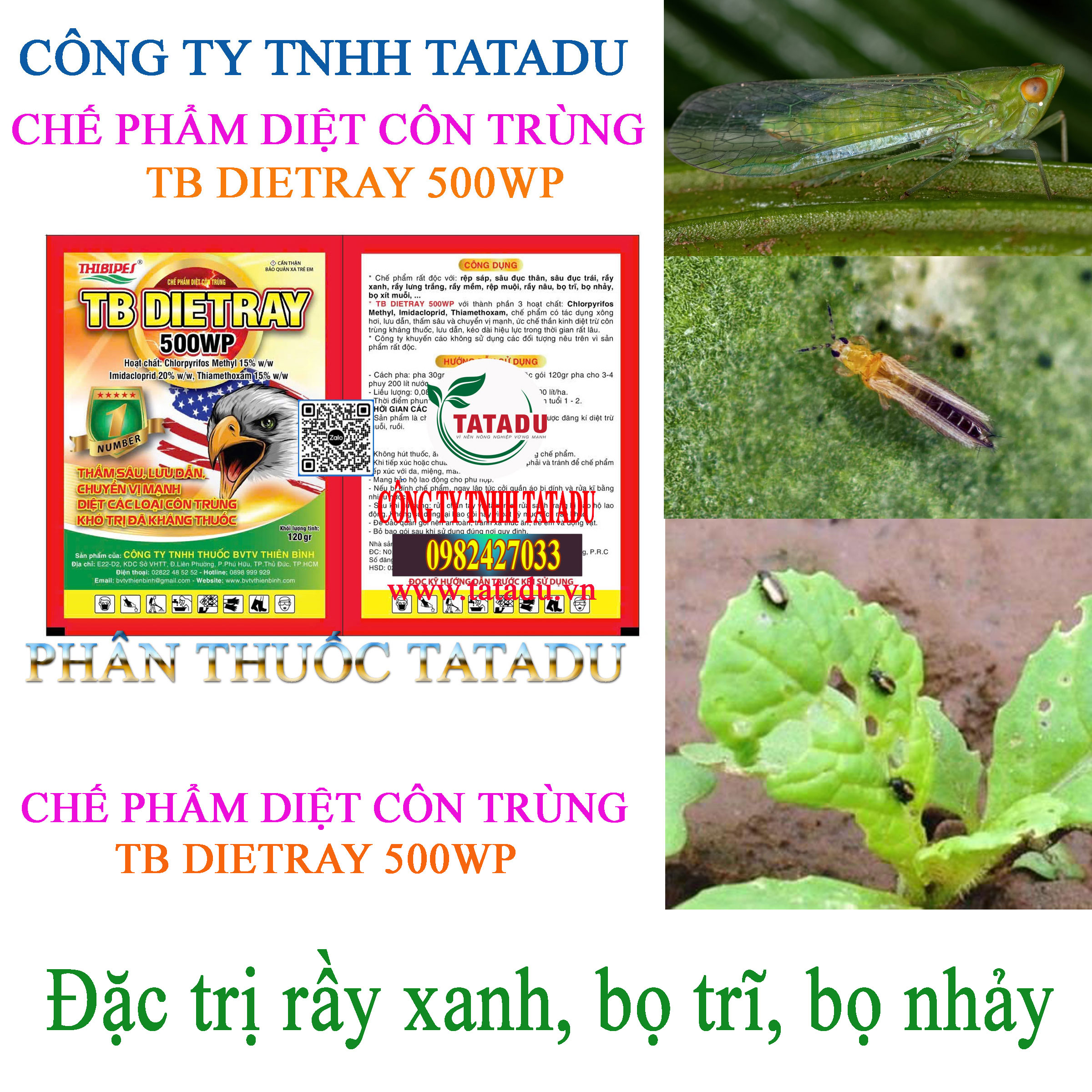 TB DIETRAY 500WP tri ray xanh TB DIETRAY 500WP tri ray xanh