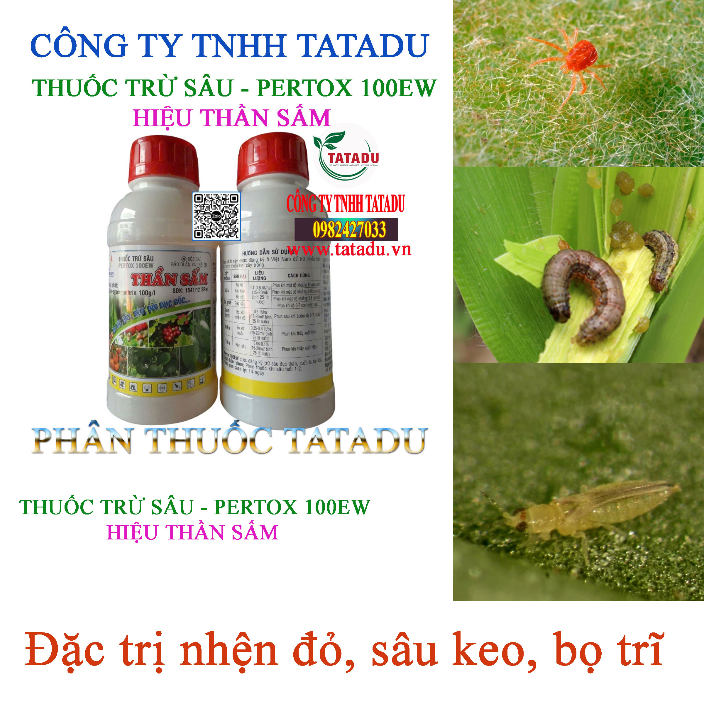 PERTOX 100EW tri nhen do PERTOX 100EW tri nhen do
