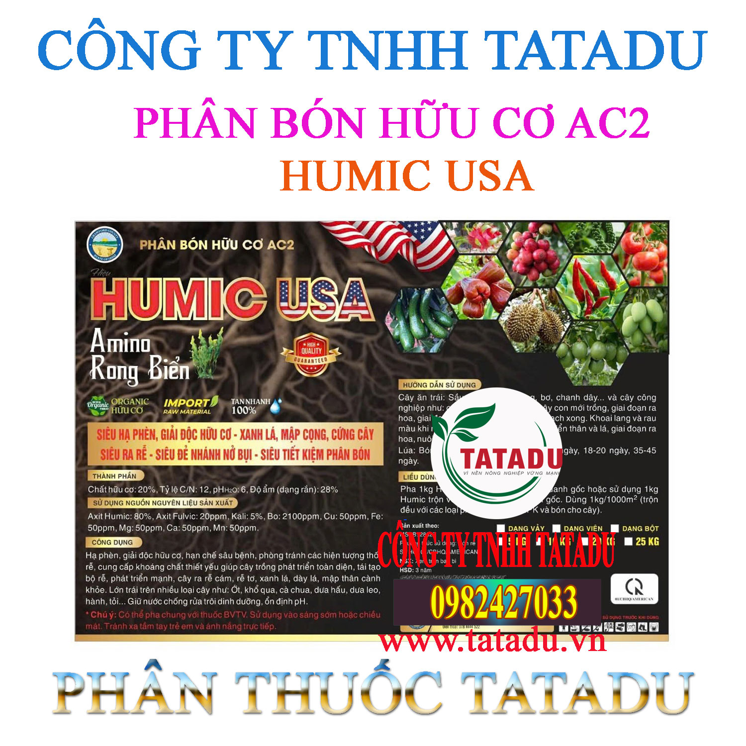 HUMIC USA SCC OHIO HUMIC USA SCC OHIO