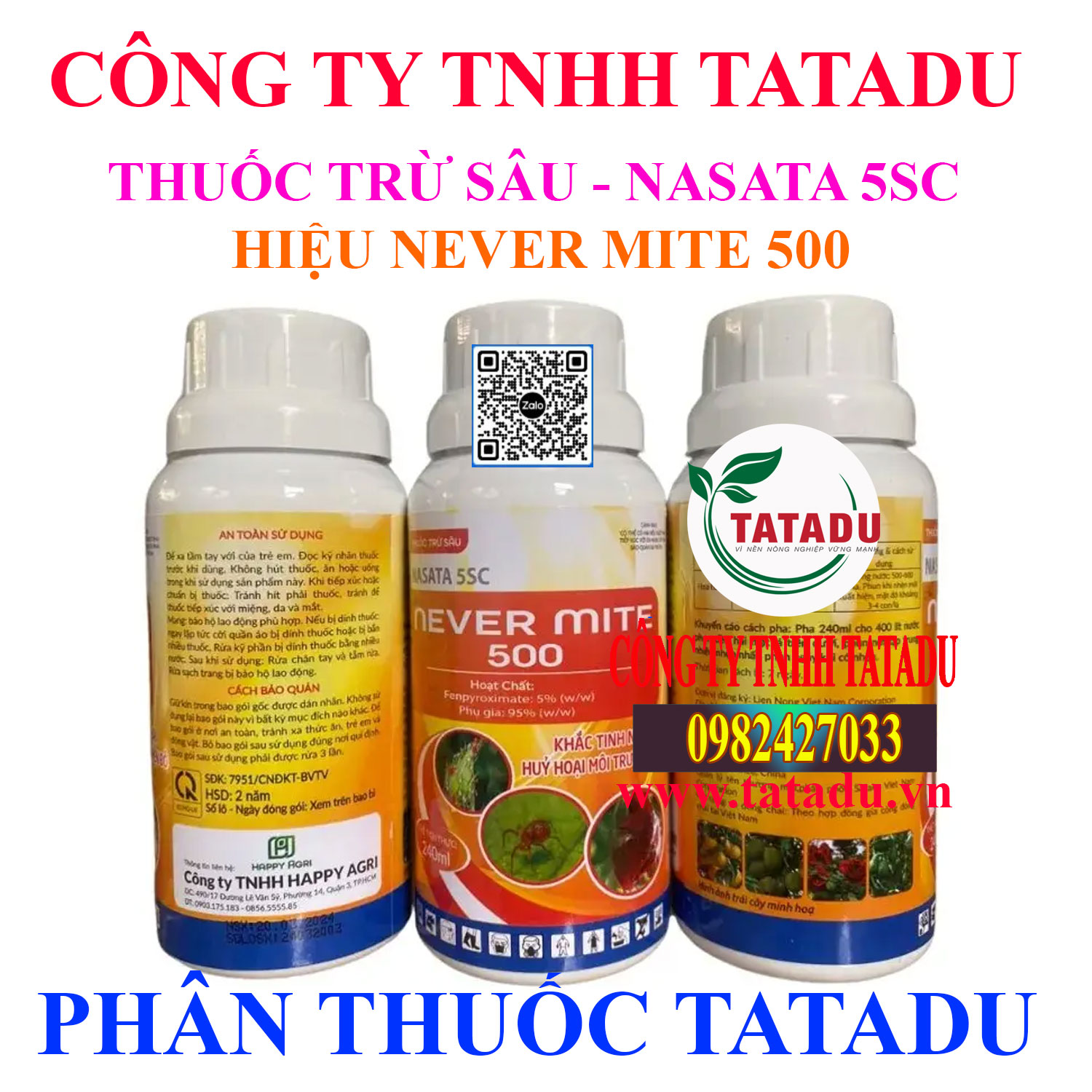 NASATA 5SC HIEU NEVER MITE 500 NASATA 5SC HIEU NEVER MITE 500