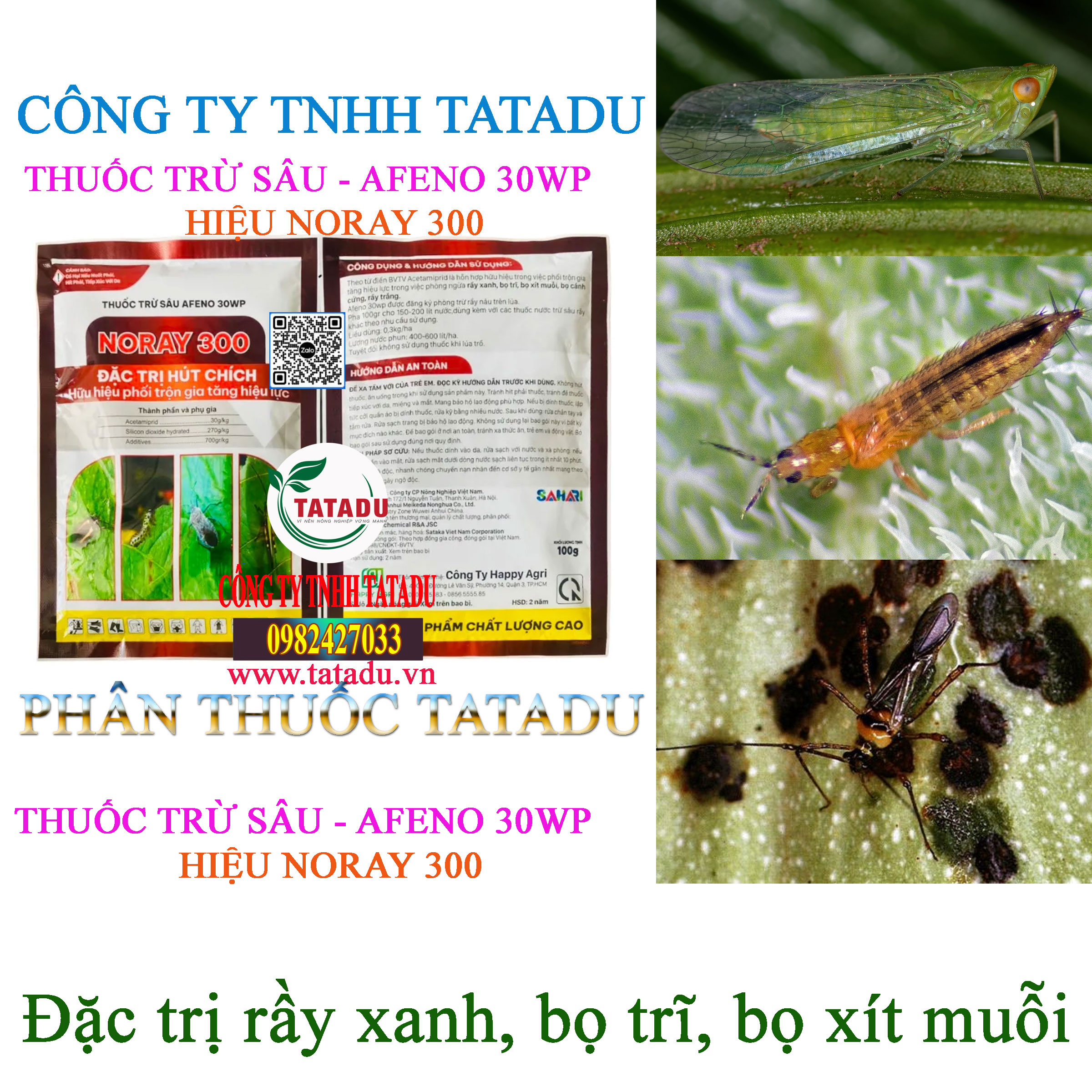 NORAY 300 DAC TRI RAY XANH - THUỐC TRỪ SÂU AFENO 30WP NORAY 300 DAC TRI RAY XANH - THUỐC TRỪ SÂU AFENO 30WP