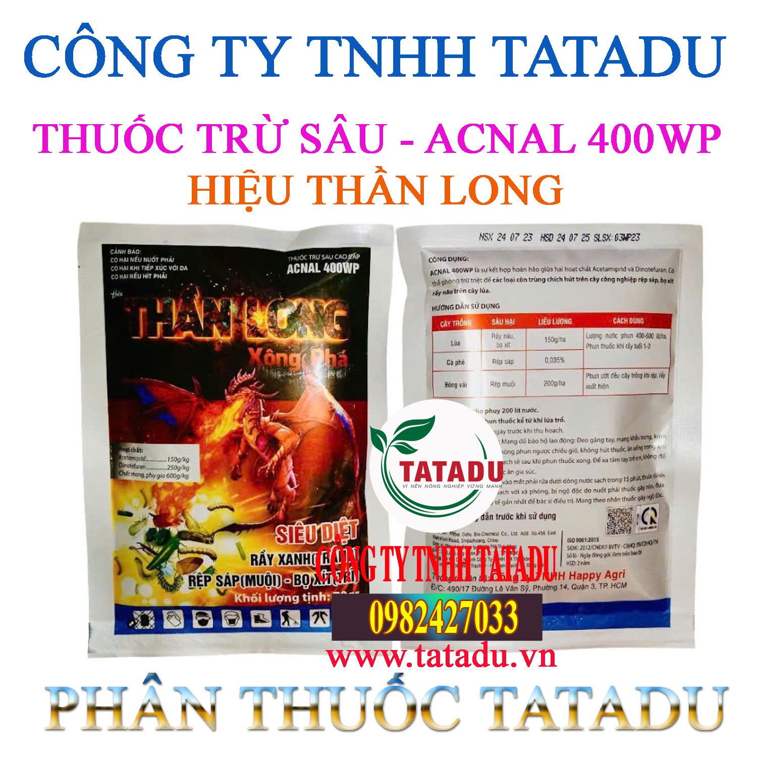 ACNAL 400WP HIEU THAN LONG ACNAL 400WP HIEU THAN LONG