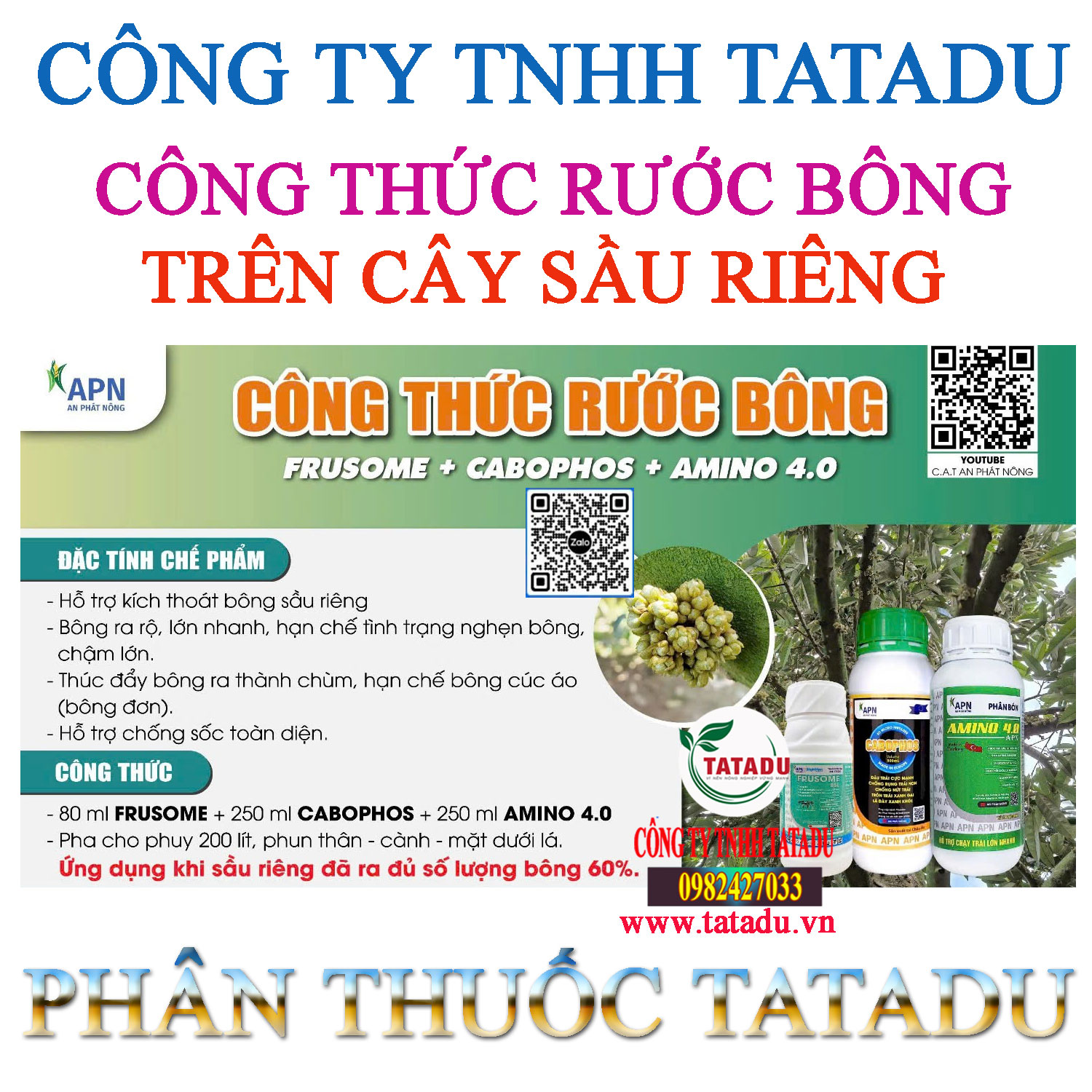 CONG THUC RUOC BONG TREN CAY SAU RIENG