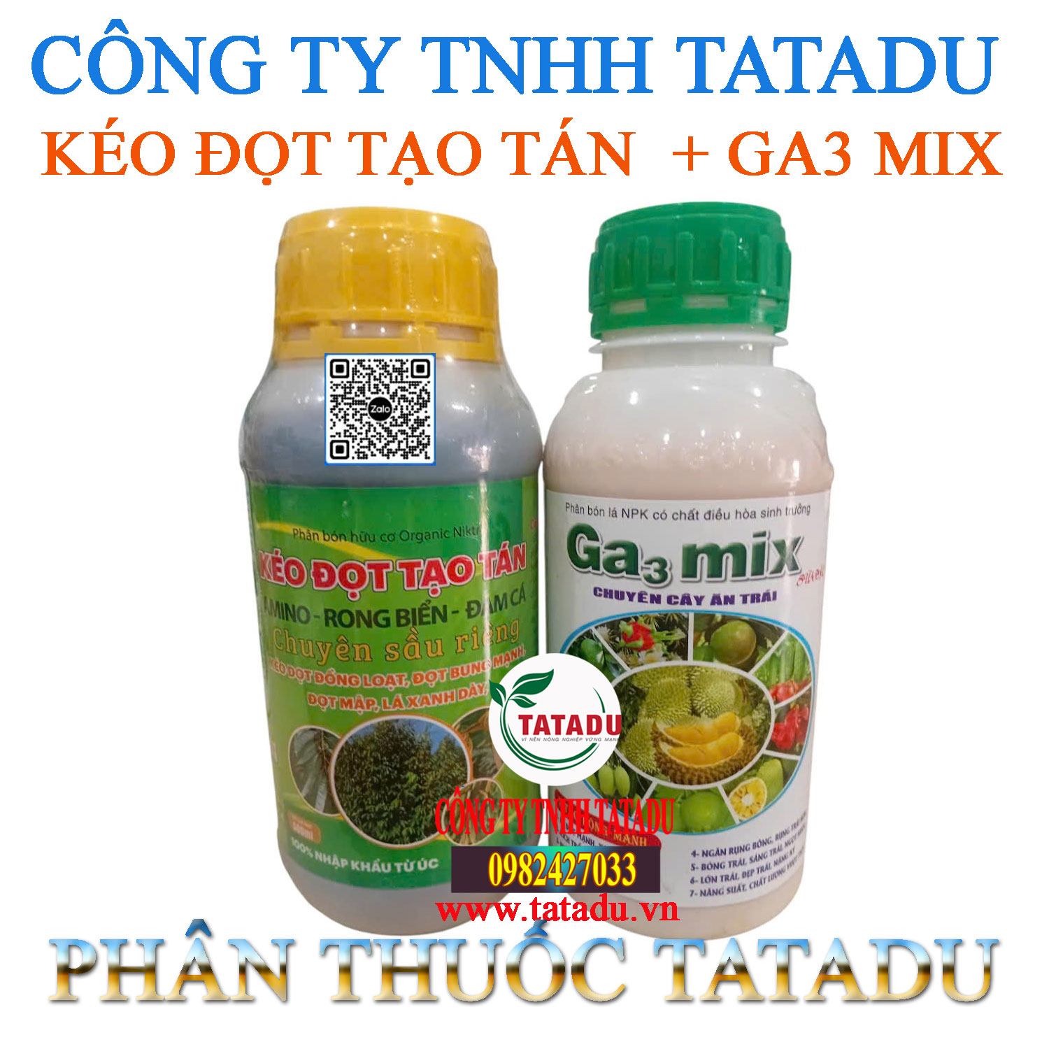 KÉO ĐỌT TẠO TÁN + GA3 MIX