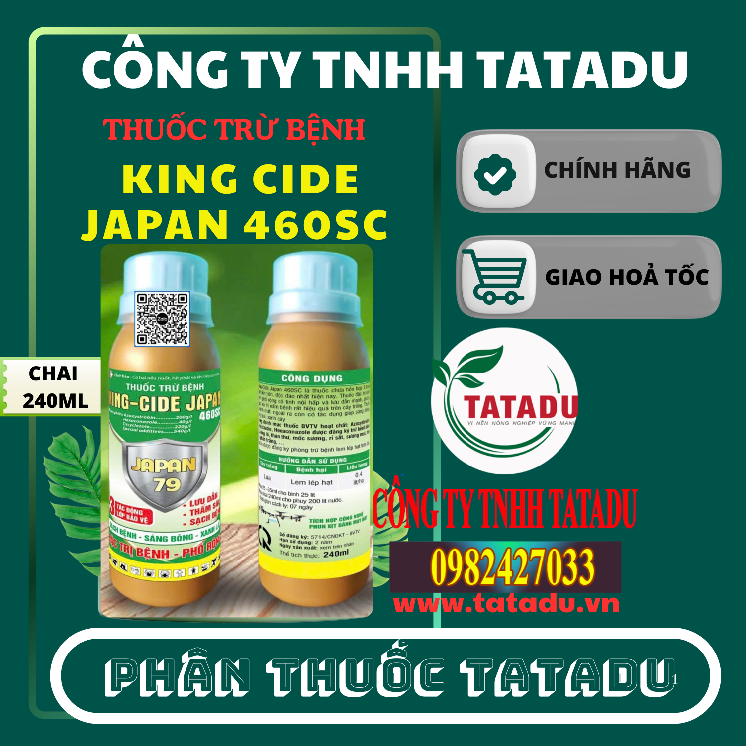 KING CIDE JAPAN 460SC A CHAU KING CIDE JAPAN 460SC A CHAU