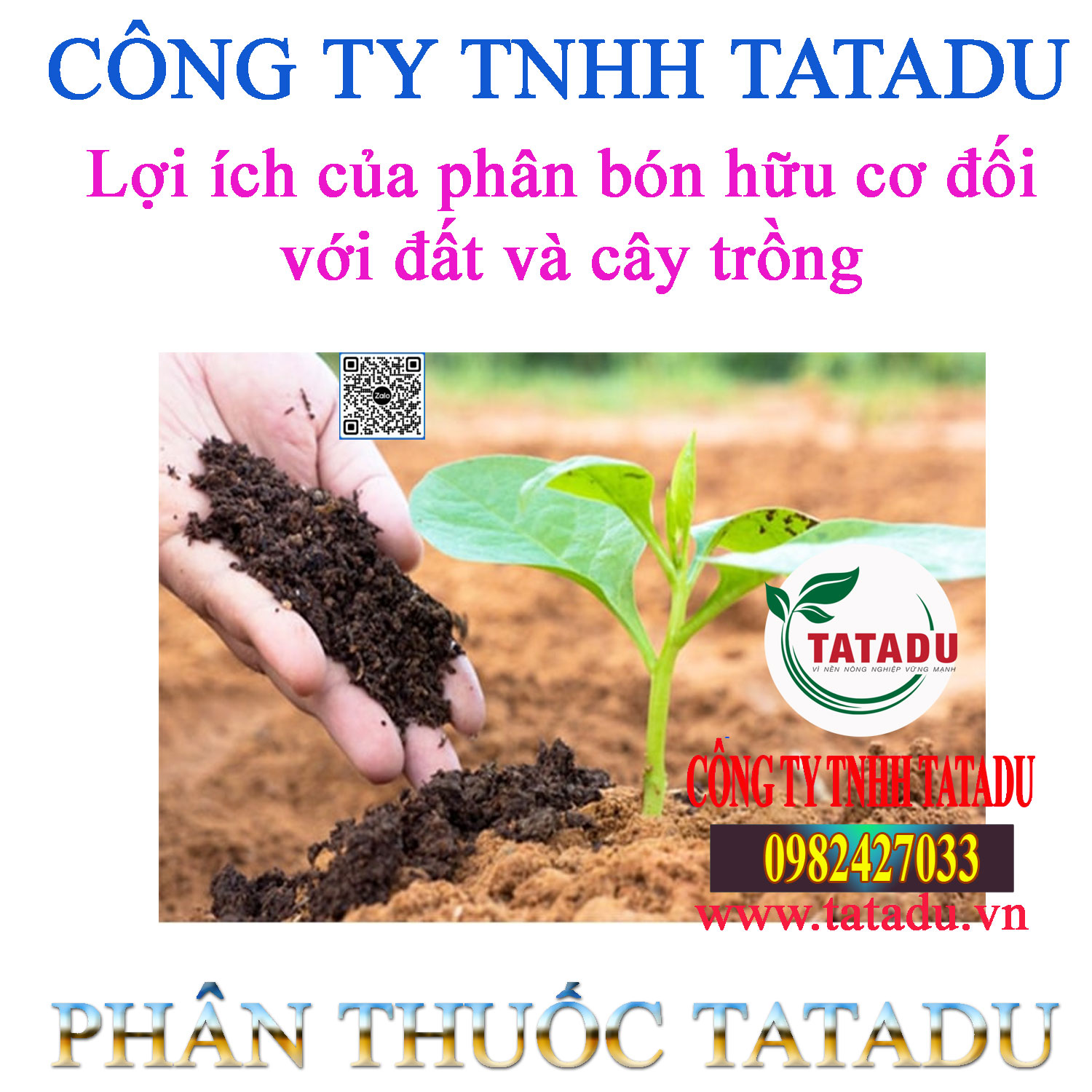 Loi ich cua phan bon huu co doi voi dat va cay trong