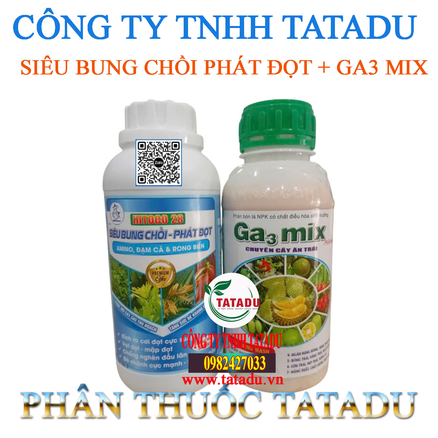 SIÊU BUNG CHỒI PHÁT ĐỌT + GA3 MIX