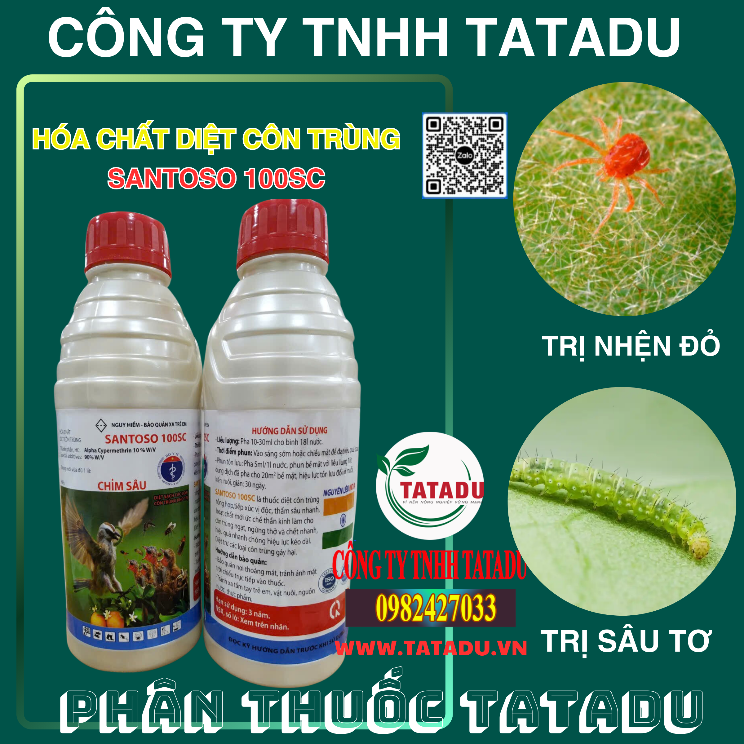 SANTOSO 100SC DAC TRI NHEN DO SAU TO SANTOSO 100SC DAC TRI NHEN DO SAU TO