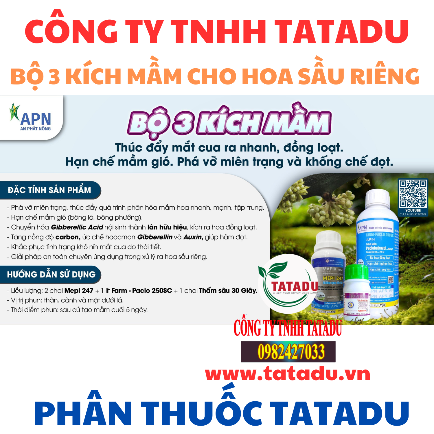 BO 3 KICH MAM CHO HOA SAU RIENG