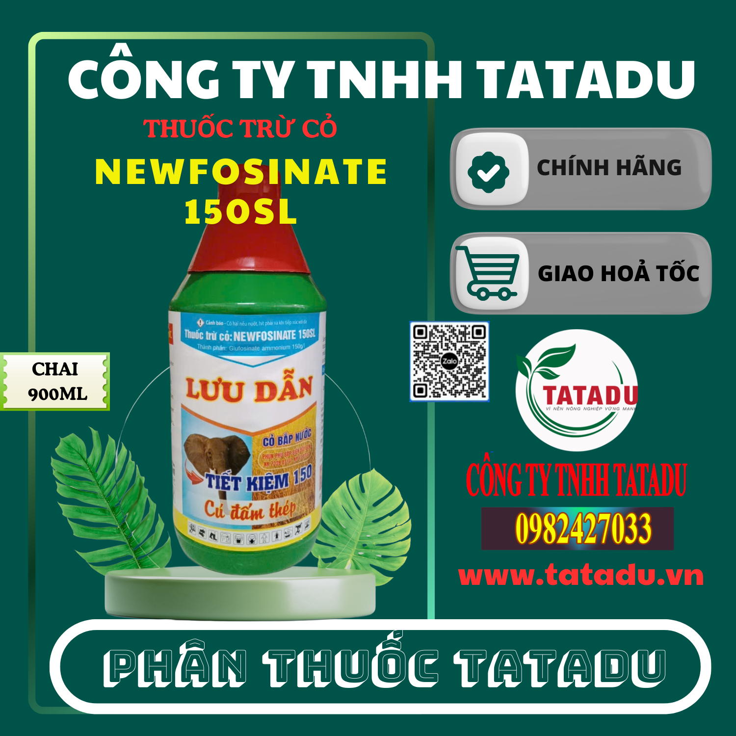 NEWFOSINATE 150SL CHAI 900ML