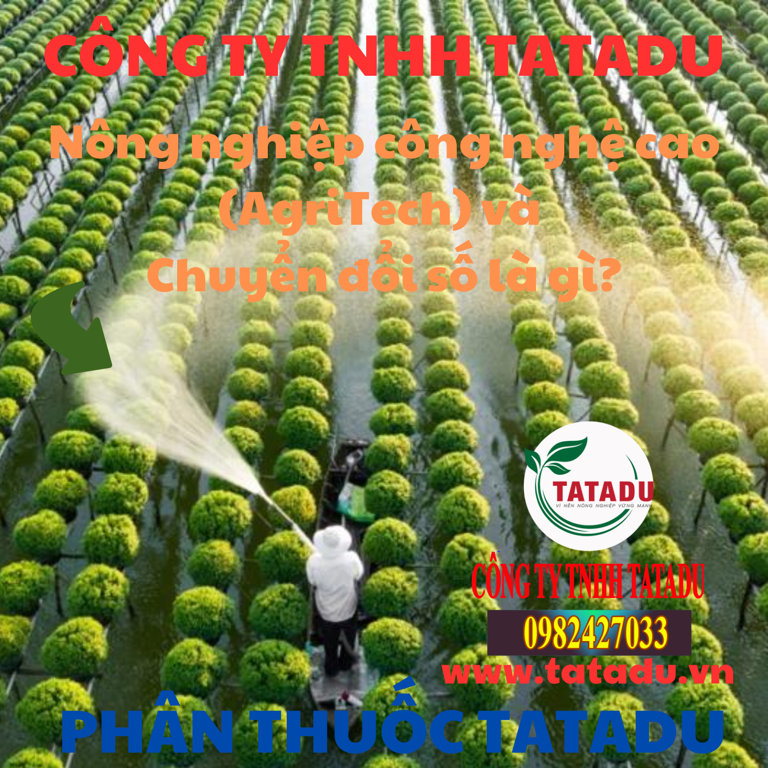 Nong nghiep cong nghe cao AgriTech va Chuyen doi so la gi