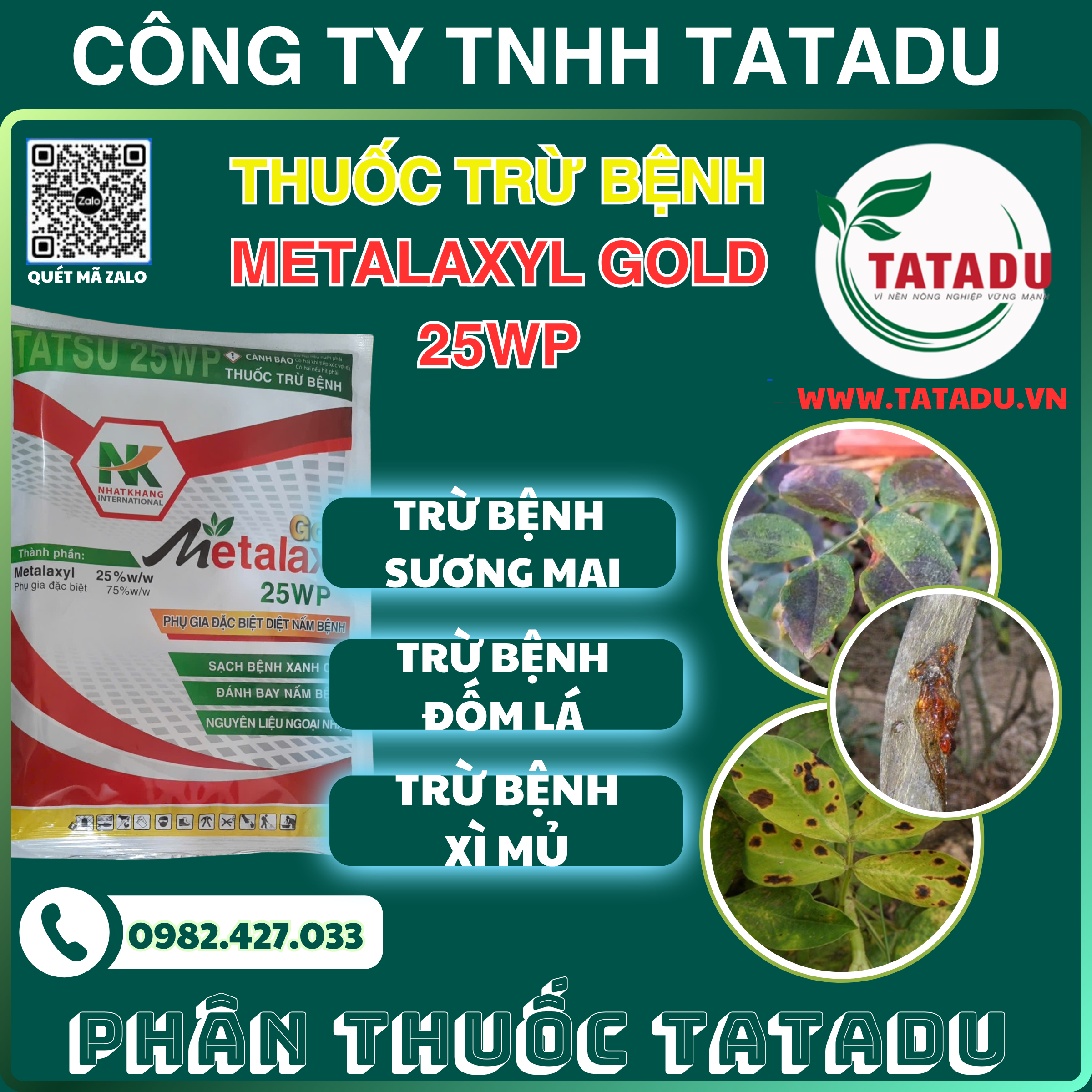 METALAXYL GOLD 25WP TRU BENH SUONG MAI DOM LA XI MU METALAXYL GOLD 25WP TRU BENH SUONG MAI DOM LA XI MU