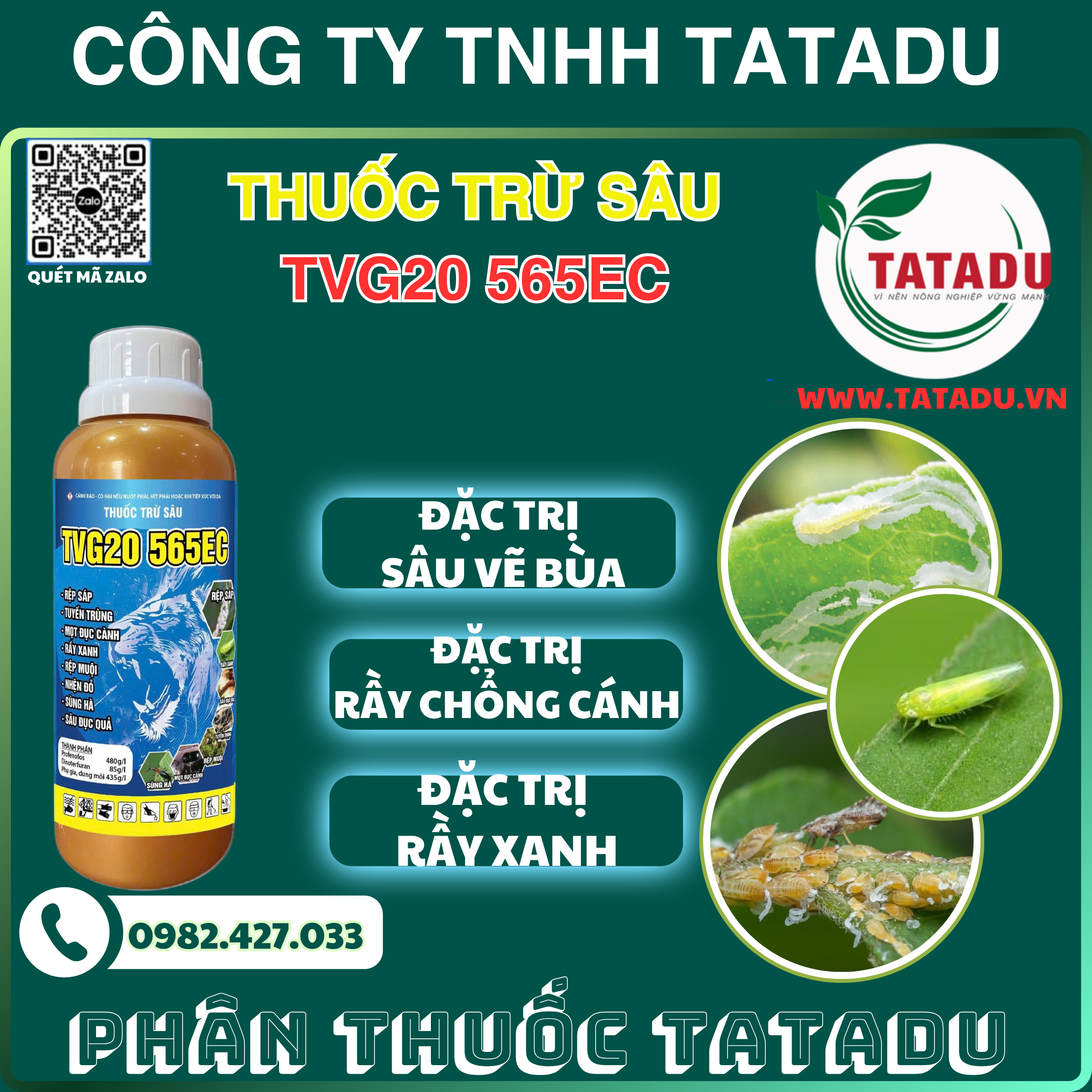 TVG20 565EC HUNG THINH BIOCHEM DAC TRI SAU VE BUA RAY CHONG CANH RAY XANH HT BIOCHEM TVG20 565EC HUNG THINH BIOCHEM DAC TRI SAU VE BUA RAY CHONG CANH RAY XANH HT BIOCHEM