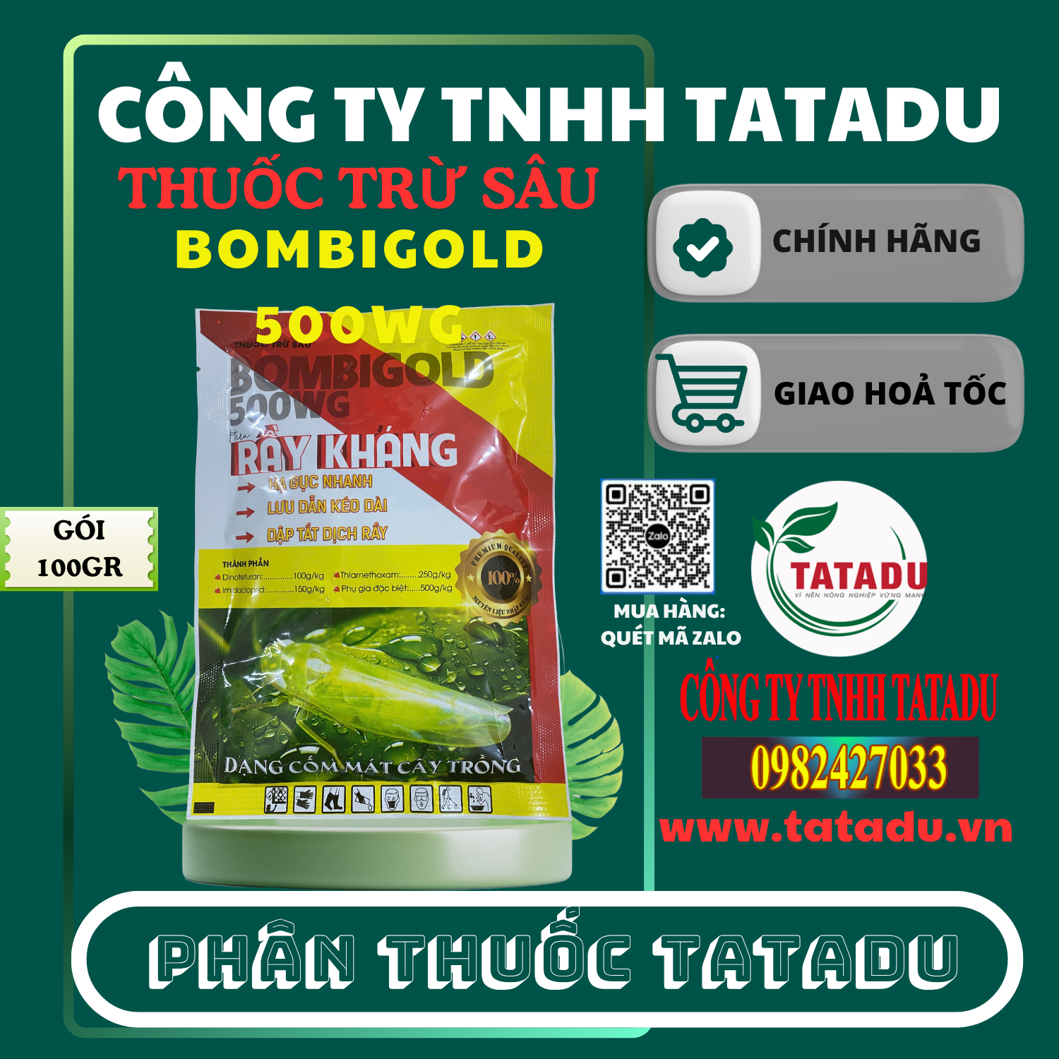BOMBIGOLD 500WG HIỆU RẦY KHÁNG