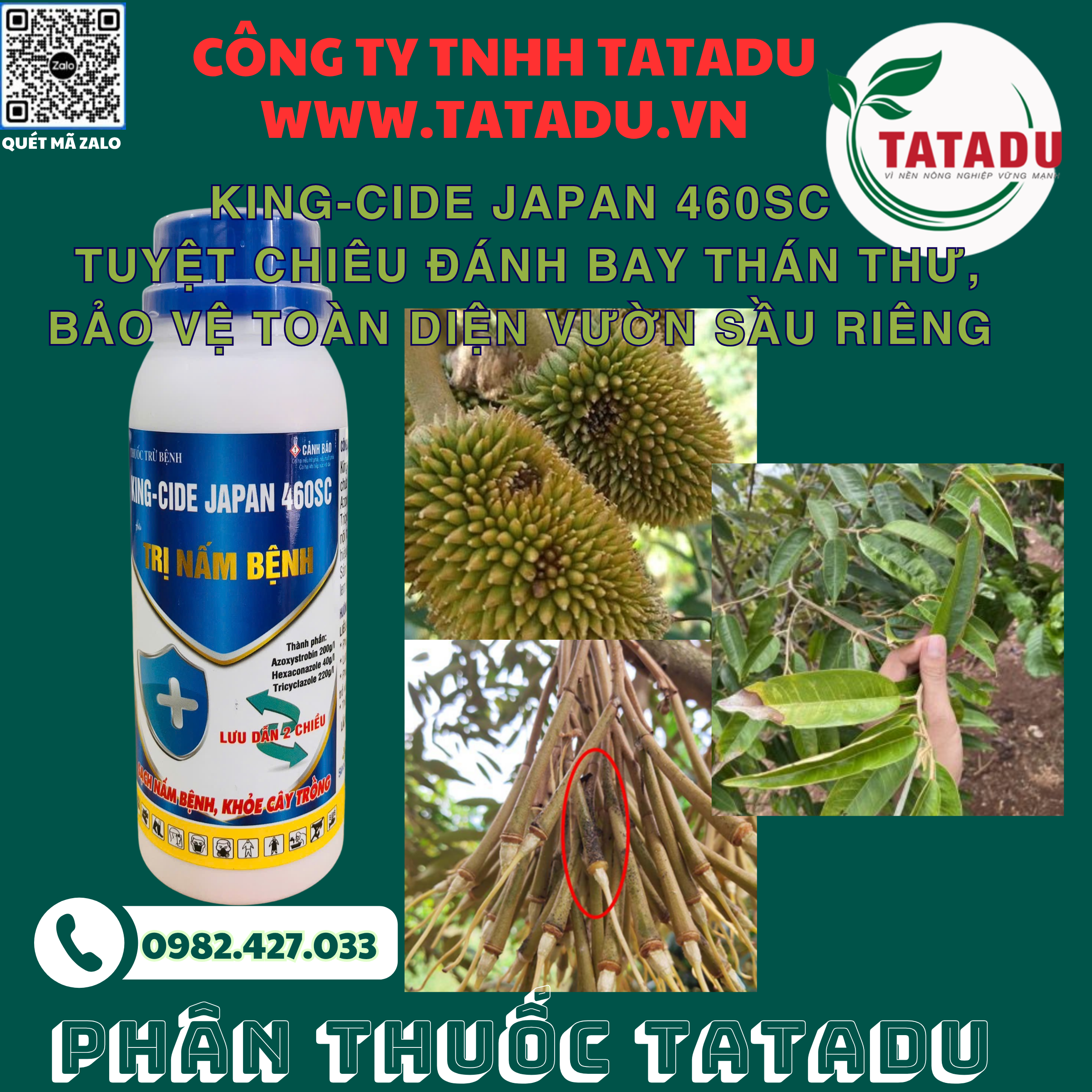 KING CIDE JAPAN 460SC TUYET CHIEU DANH BAY THAN THU BAO VE TOAN DIEN VUON SAU RIENG
