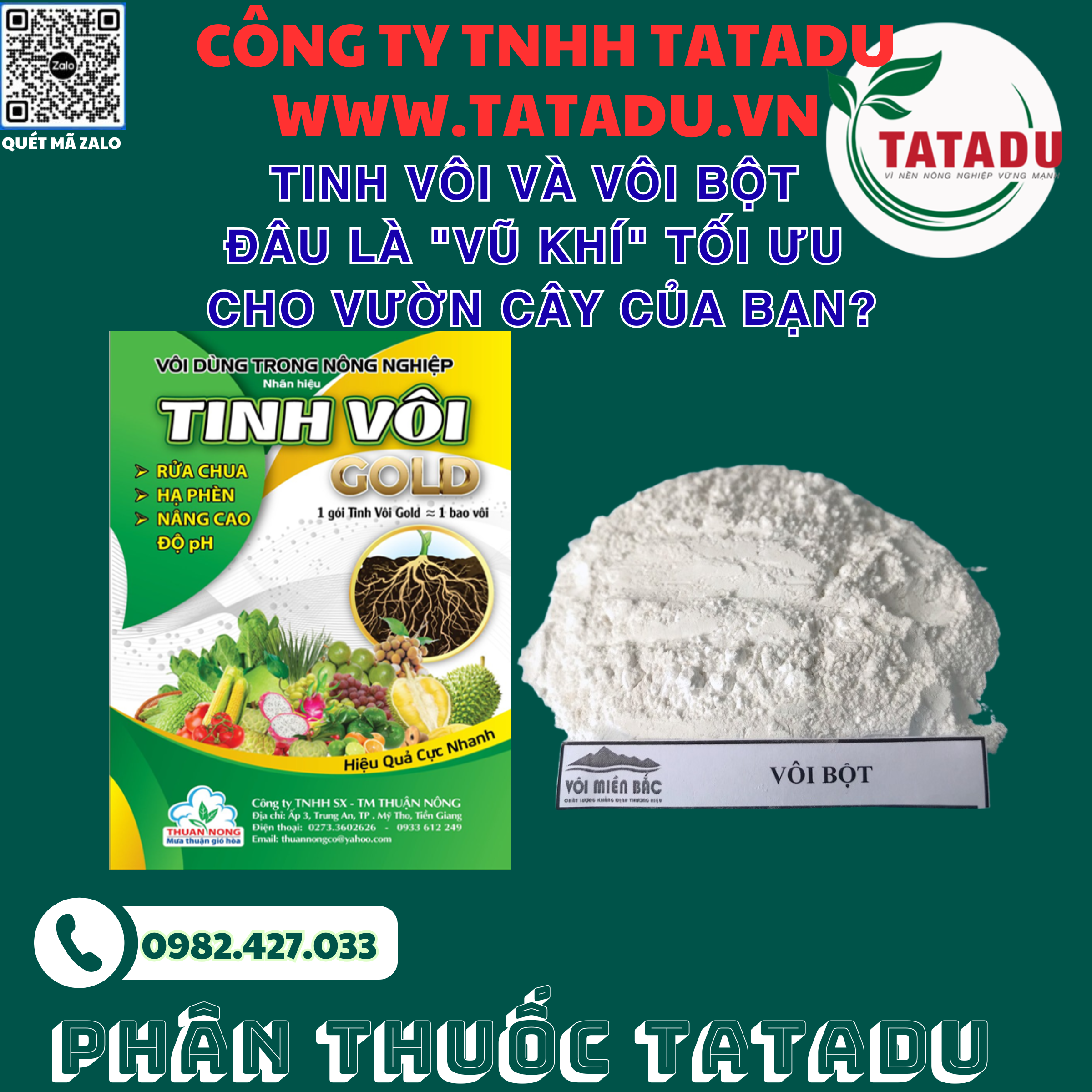 TINH VOI VA VOI BOT DAU LA VU KHI TOI UU CHO VUON CAY CUA BAN