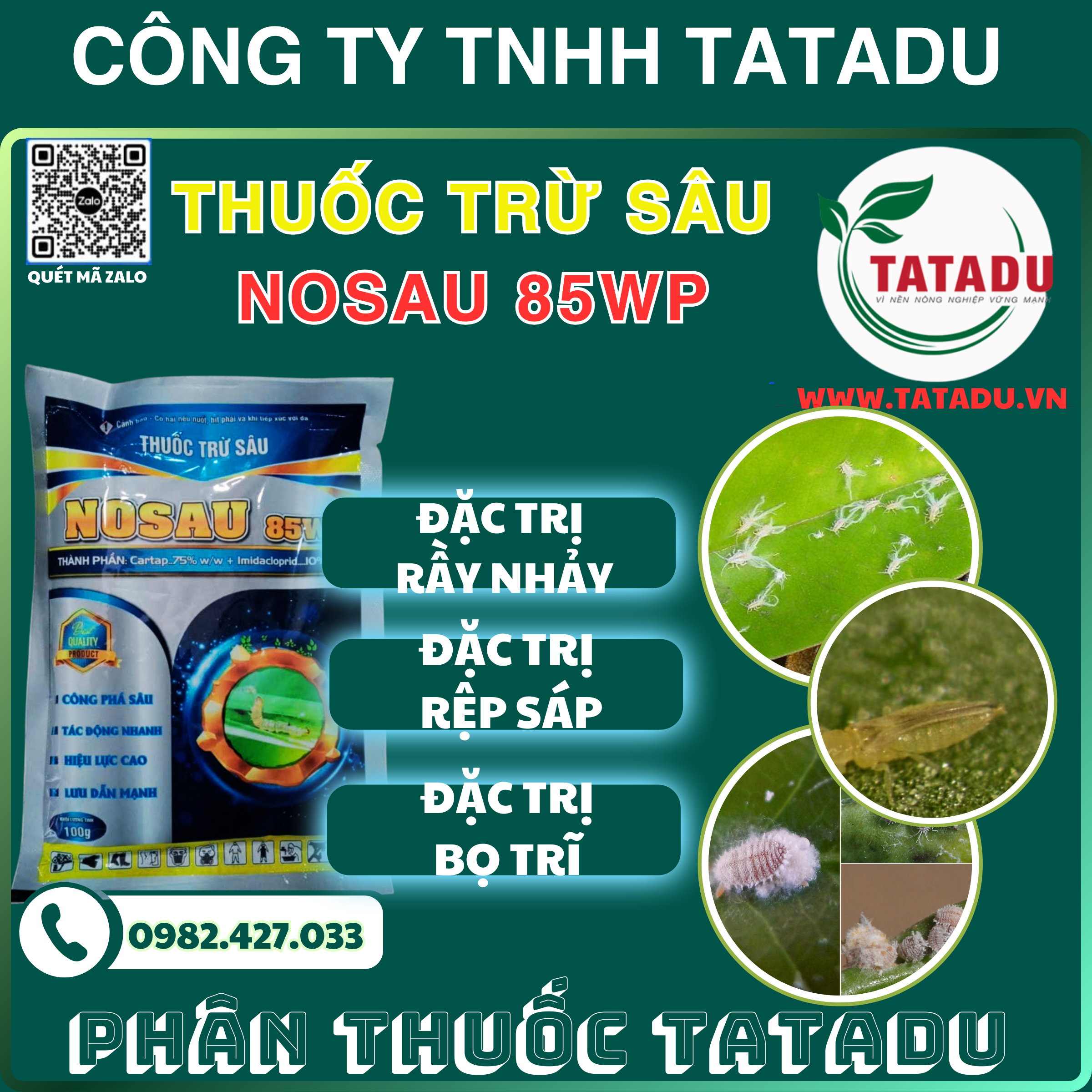 NOSAU 85WP DAC TRI RAY NHAY REP SAP BO TRI NOSAU 85WP DAC TRI RAY NHAY REP SAP BO TRI