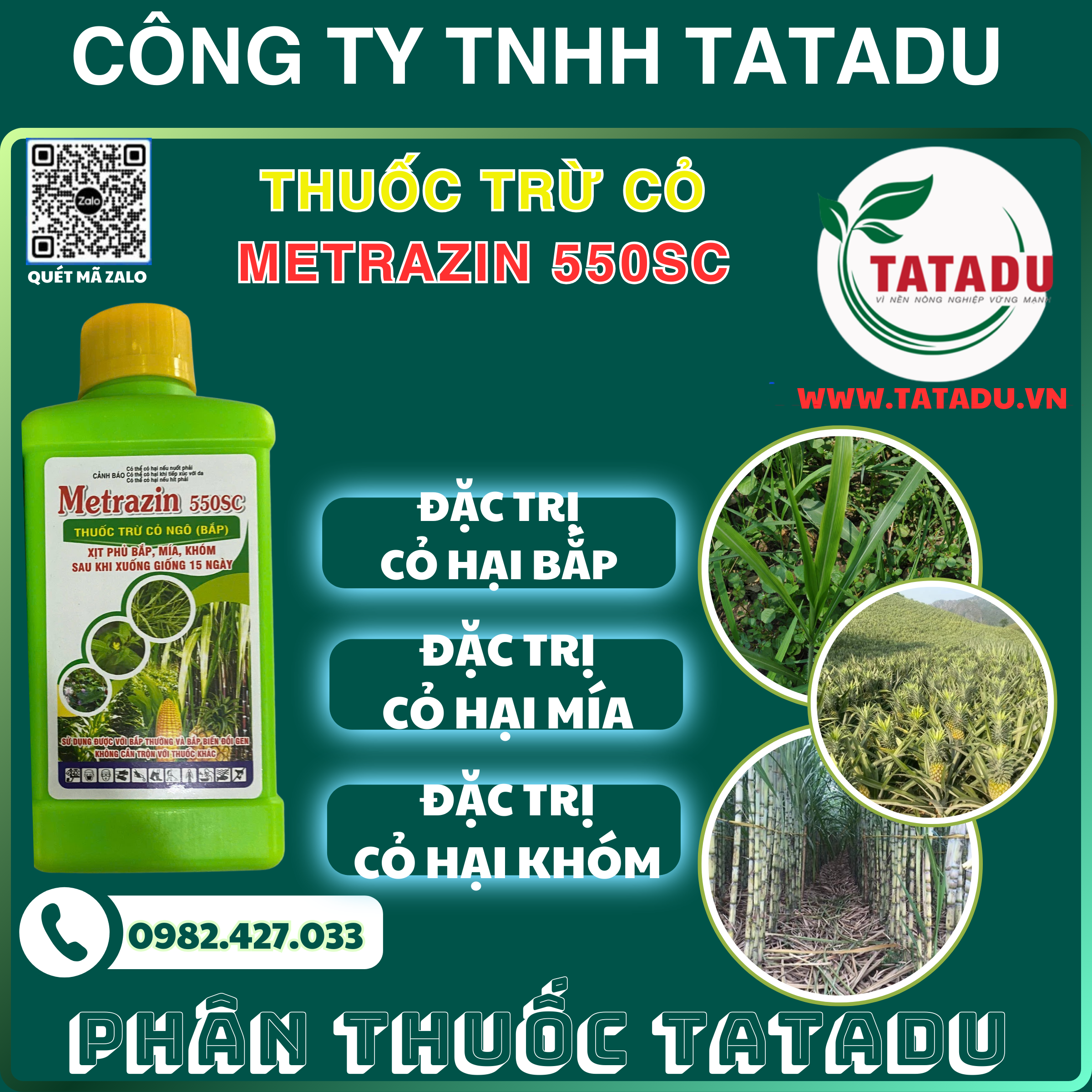 METRAZIN 550SC MAU MOI XIT PHU BAP MIA KHOM METRAZIN 550SC MAU MOI XIT PHU BAP MIA KHOM
