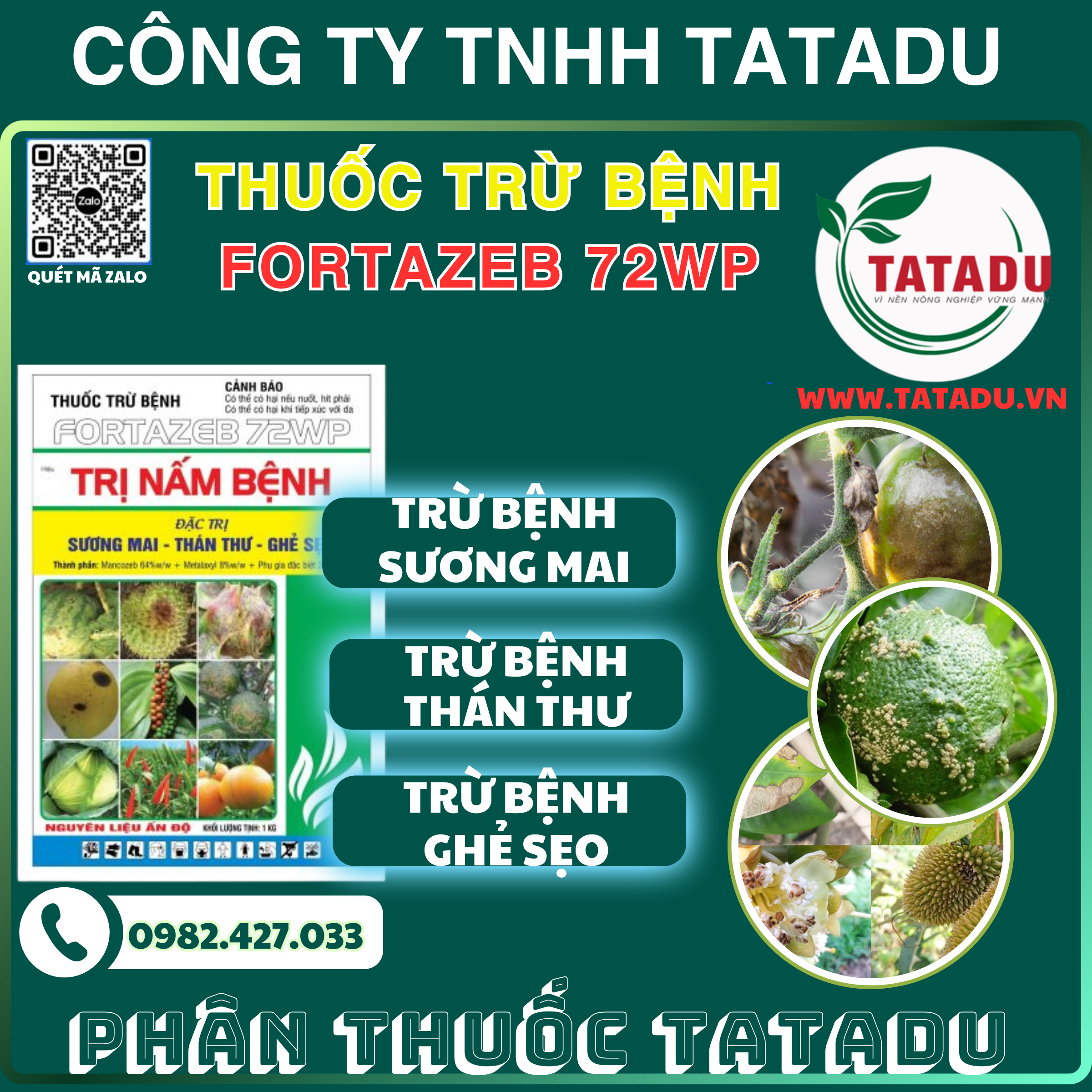 FORTAZEB 72WP TRU BENH SUONG MAI THAN THU GHE SEO FORTAZEB 72WP TRU BENH SUONG MAI THAN THU GHE SEO