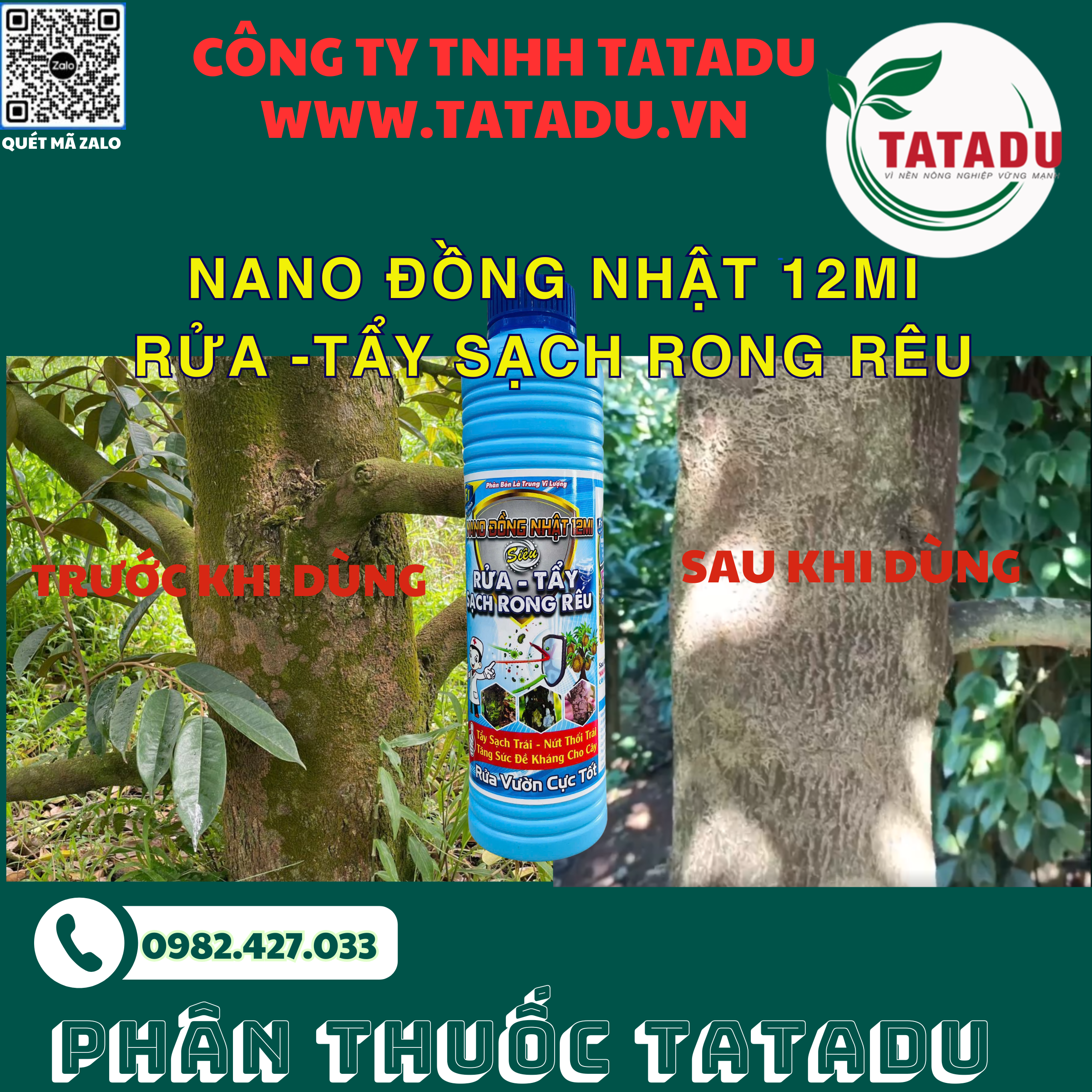 NANO DONG NHAT 12MI RUA TAY SACH RONG REU