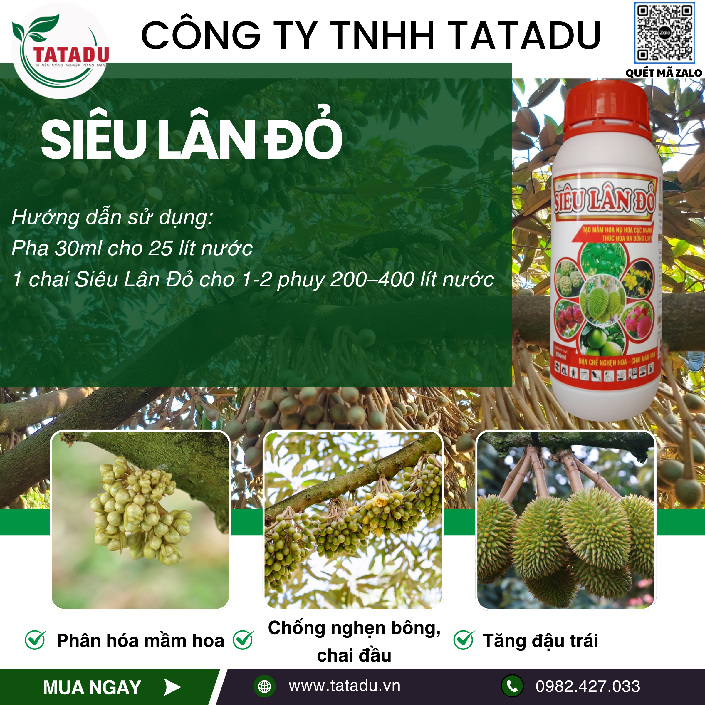 SIEU LAN DO – GIAI PHAP KICH MAM MANH BUT PHA HOA TRAI