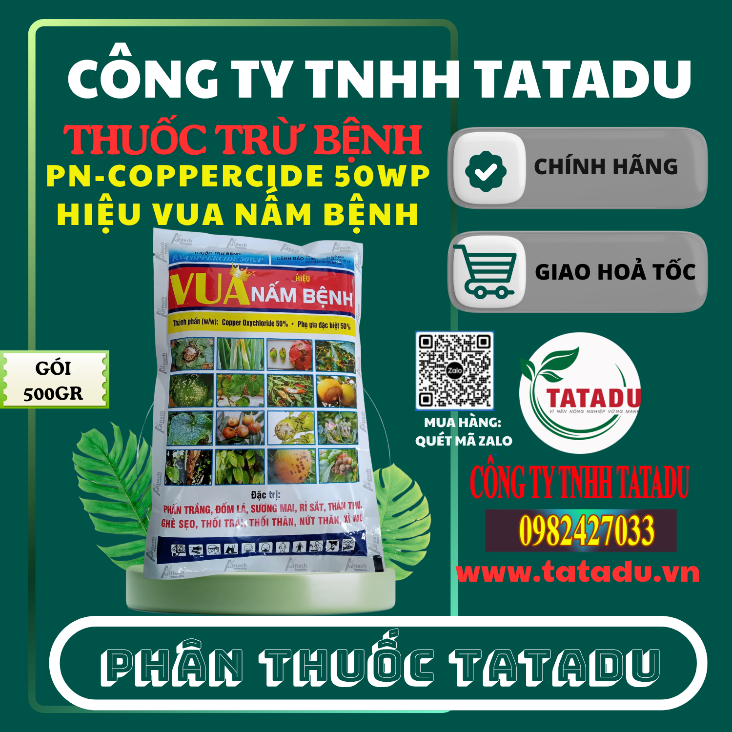 PN-COPPERCIDE 50WP HIỆU VUA NẤM BỆNH