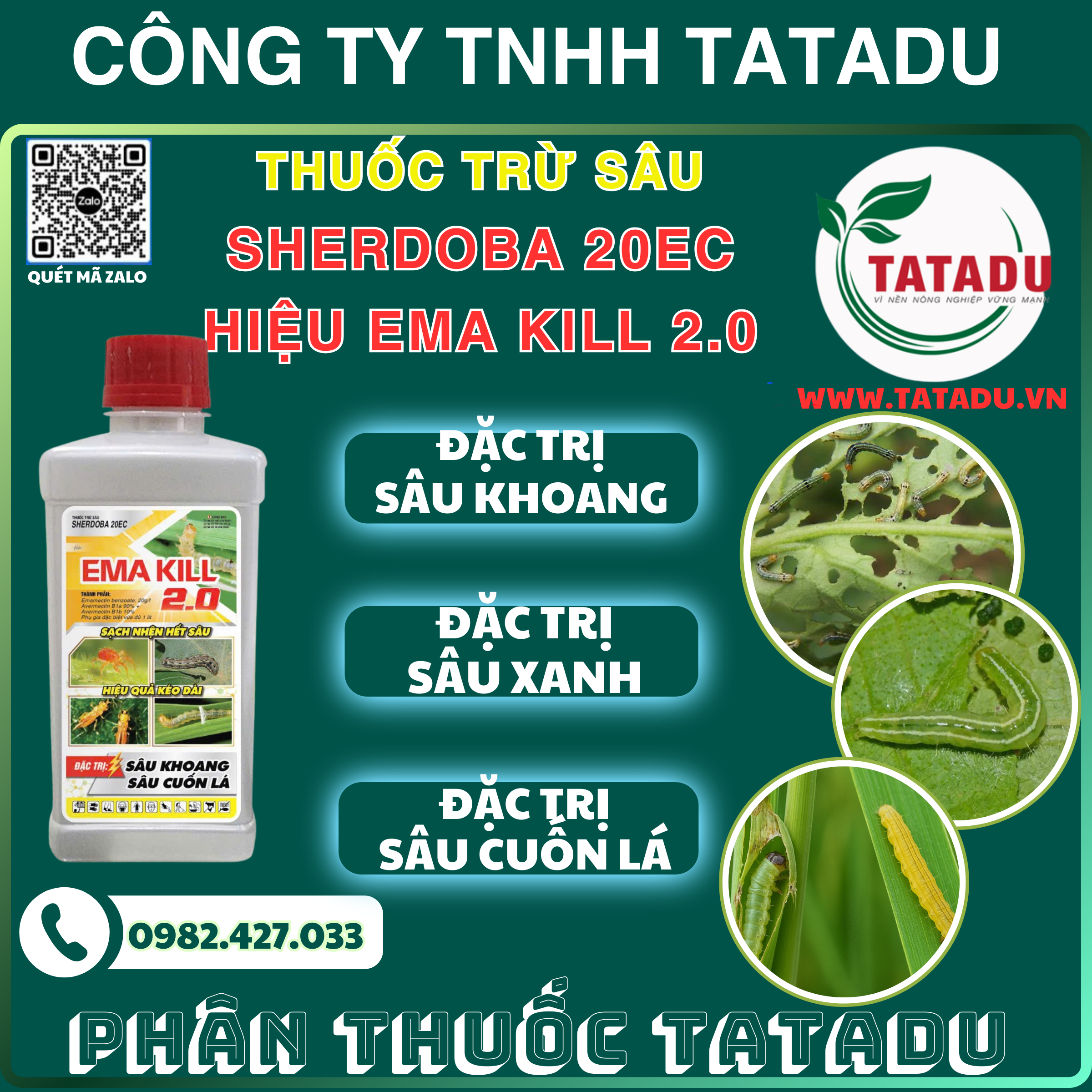 SHERDOBA 20EC HIEU EMA KILL 2.0 DAC TRI SAU KHOANG SAU XANH SAU CUON LA SHERDOBA 20EC HIEU EMA KILL 2.0 DAC TRI SAU KHOANG SAU XANH SAU CUON LA