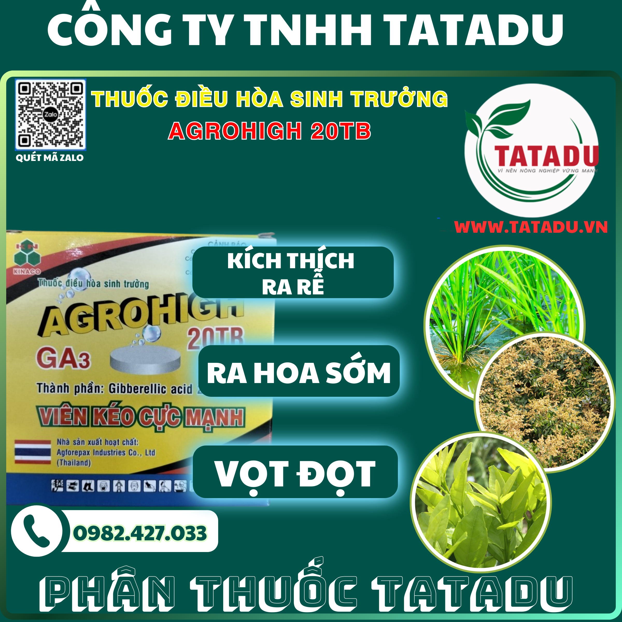 AGROHIGH 20TB KICH THICH RA RE RA HOA SOM VOT DOT AGROHIGH 20TB KICH THICH RA RE RA HOA SOM VOT DOT