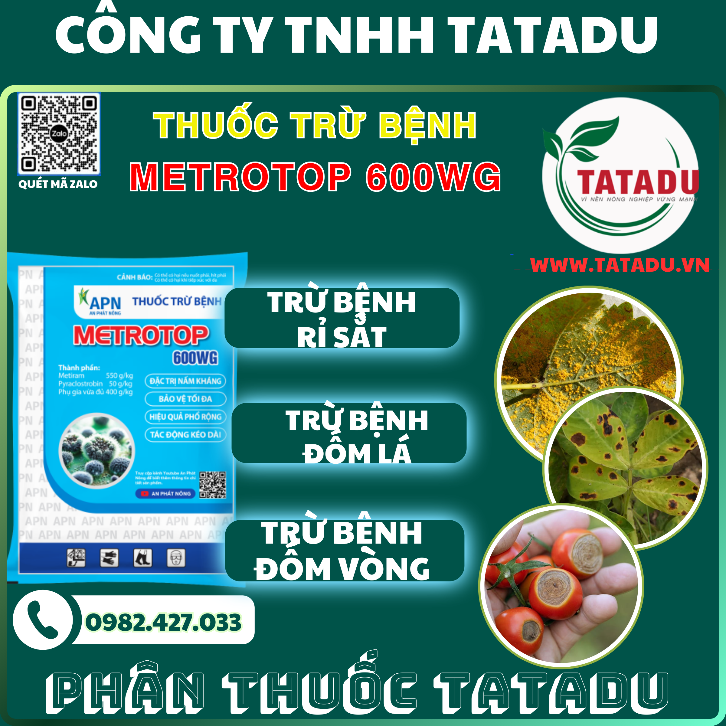 METROTOP 600WG TRU BENH RI SAT DOM LA DOM VONG METROTOP 600WG TRU BENH RI SAT DOM LA DOM VONG