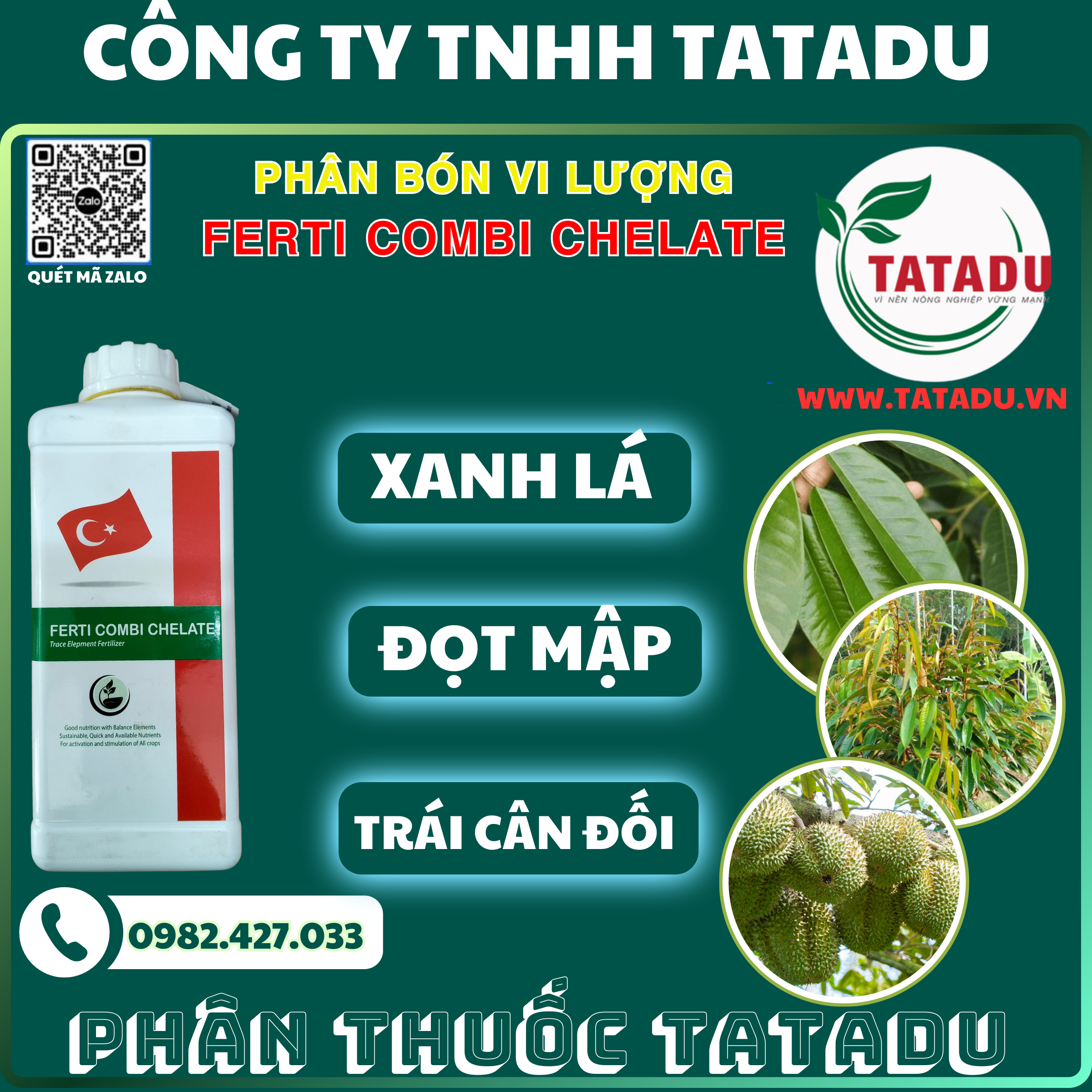 FERTI COMBI CHELATE GIUP XANH LA DOT MAP TRAI CAN DOI FERTI COMBI CHELATE GIUP XANH LA DOT MAP TRAI CAN DOI