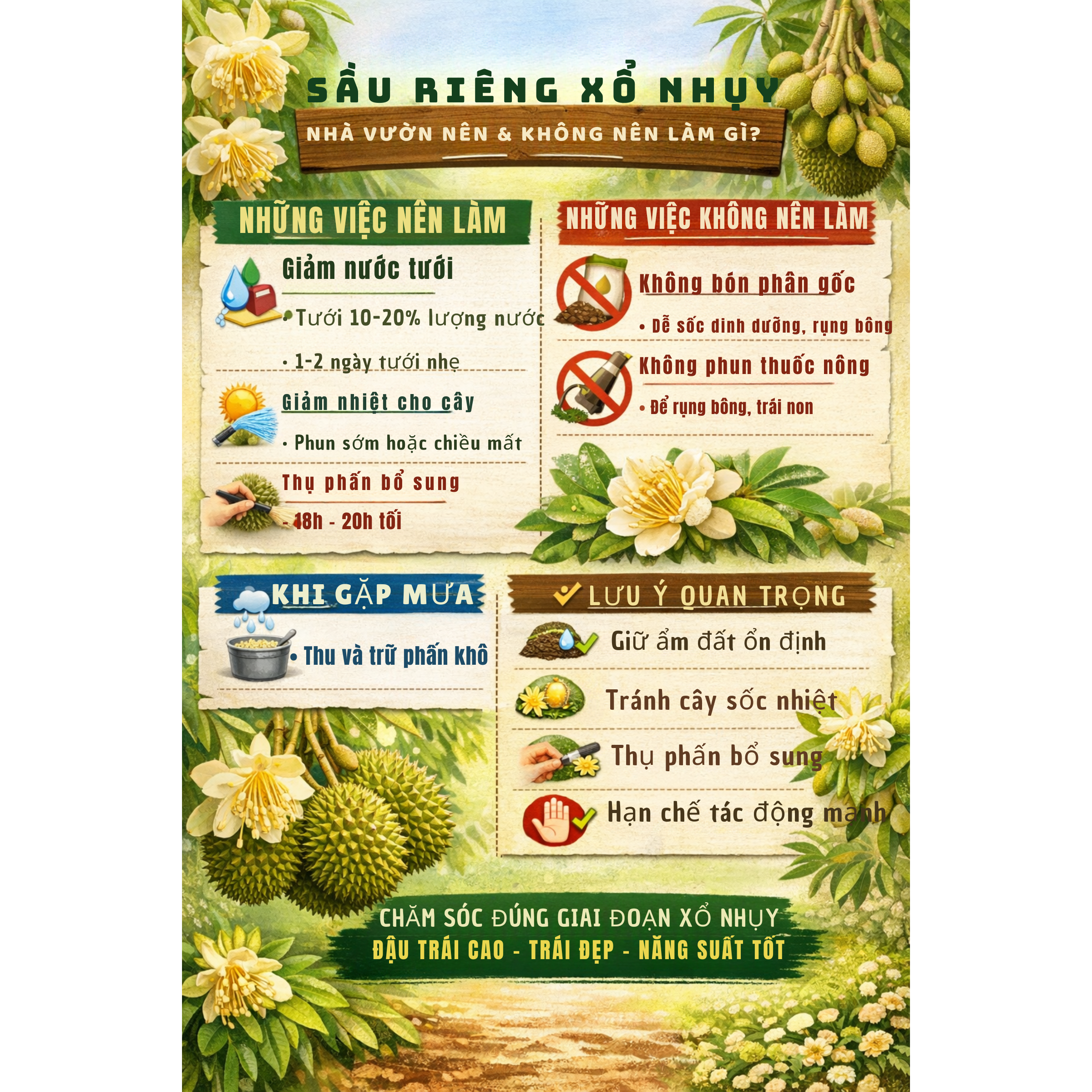 SAU RIENG XO NHUY NHA VUON NEN KHONG NEN LAM GI