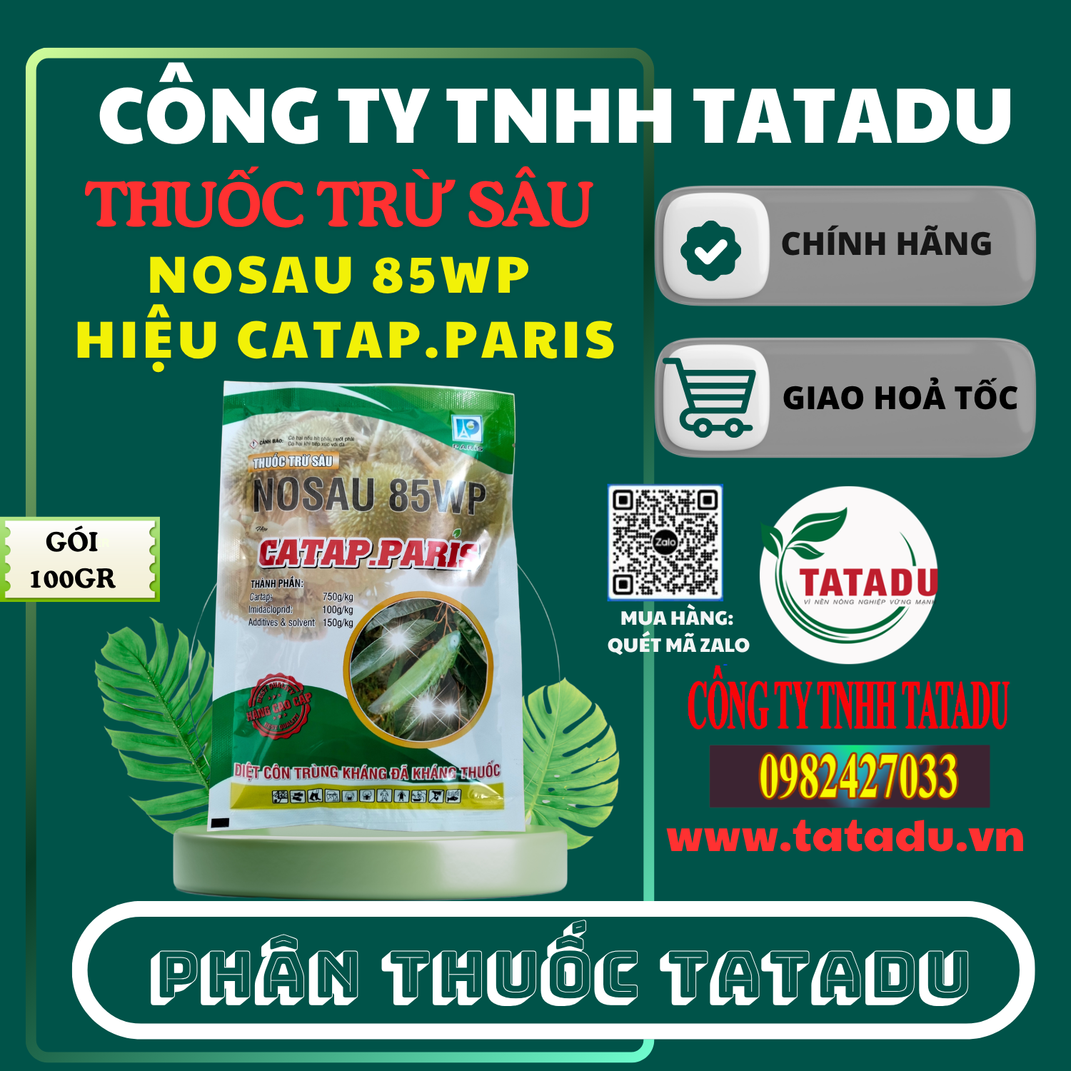 NOSAU 85WP HIỆU CATAP.PARIS